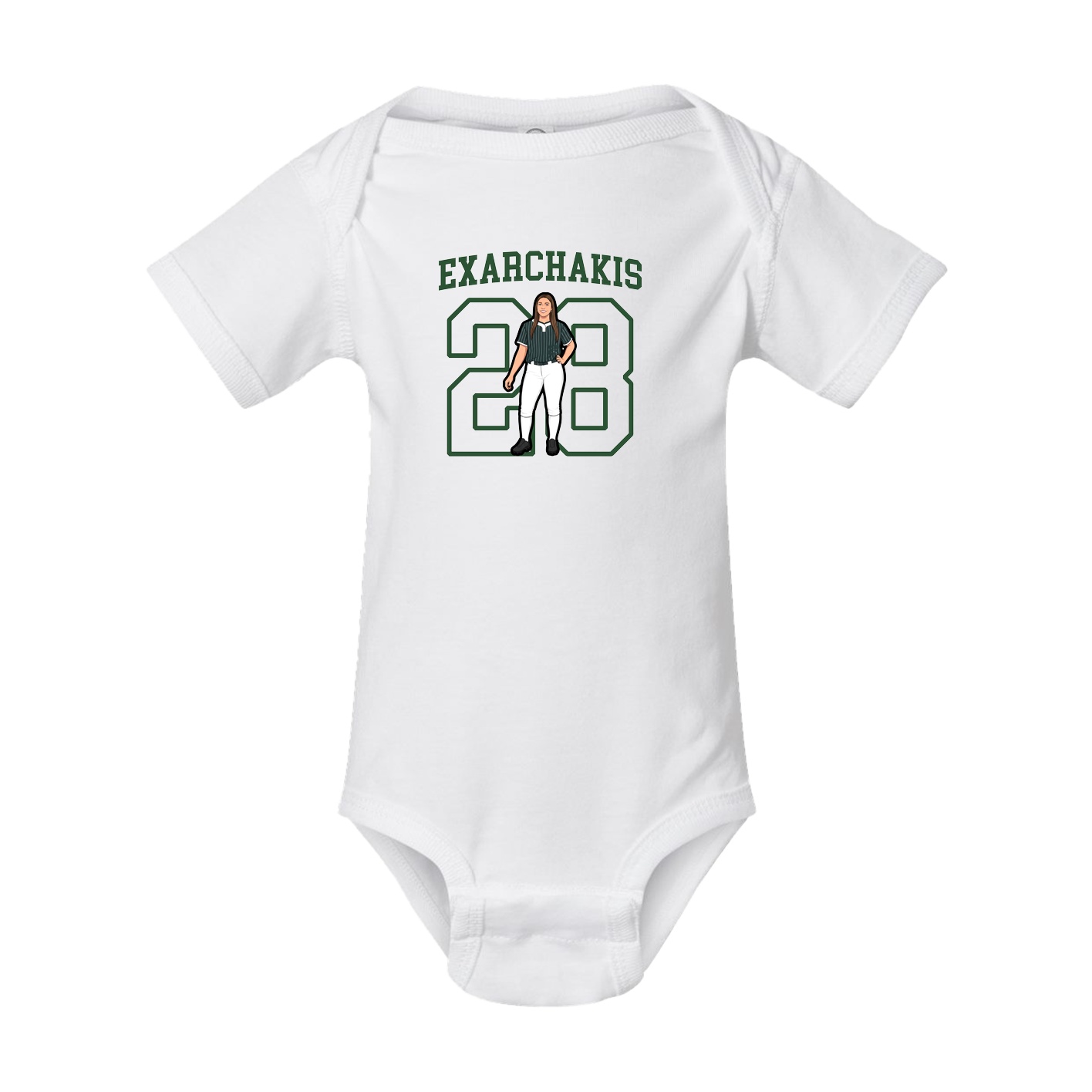 Baby Onesie — Shirsey in White