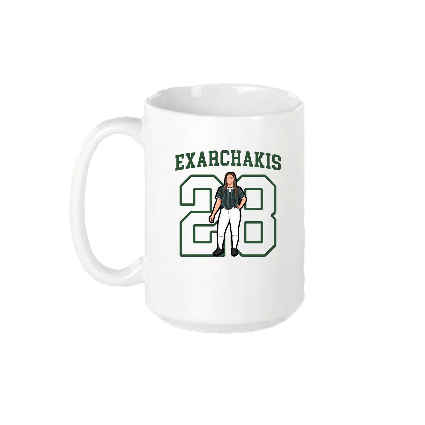 15oz Coffee Mug — Shirsey in White