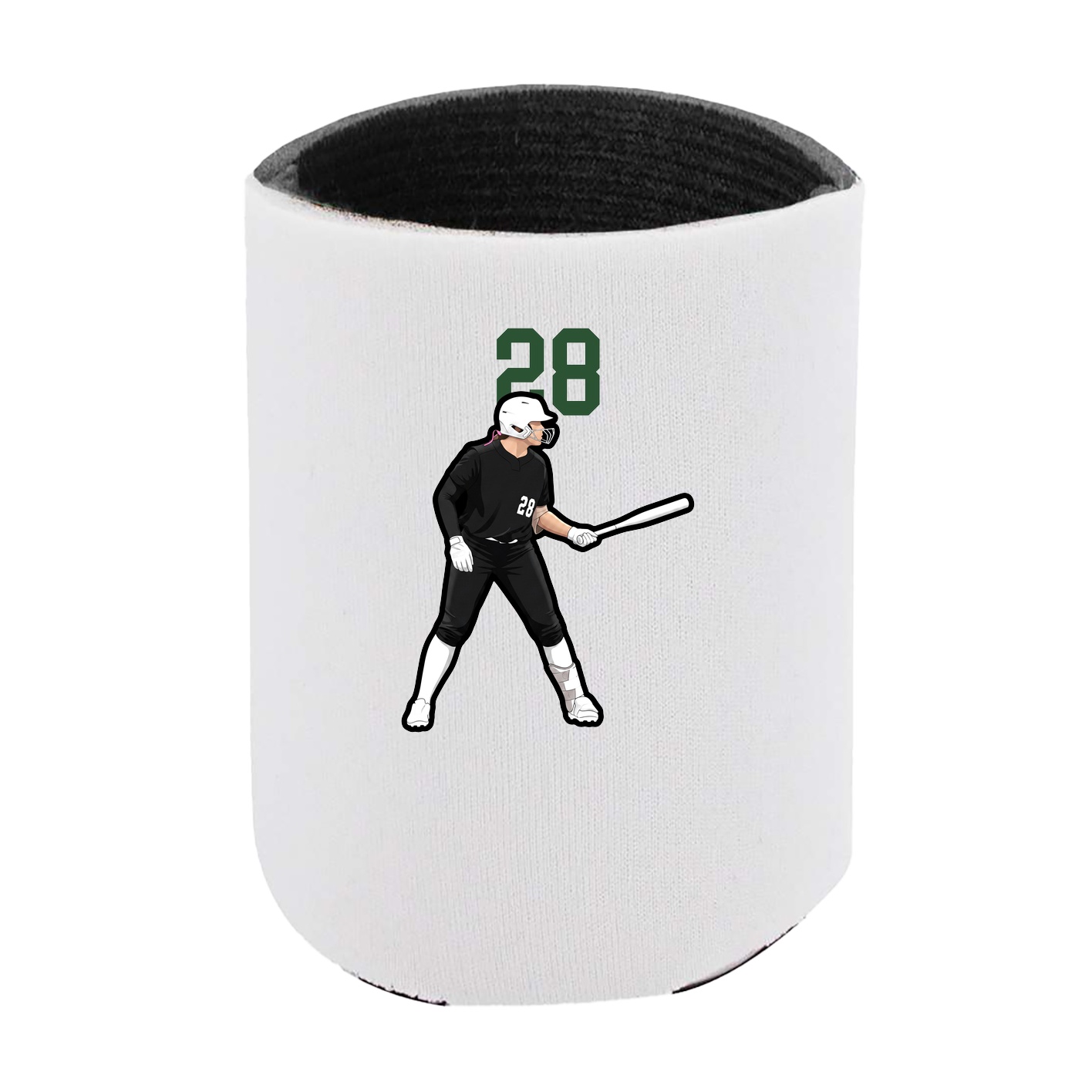 Can Holder — Number Top in White