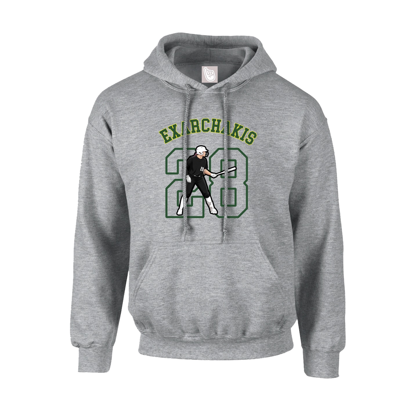Hoodie — Shirsey Arch in Grey