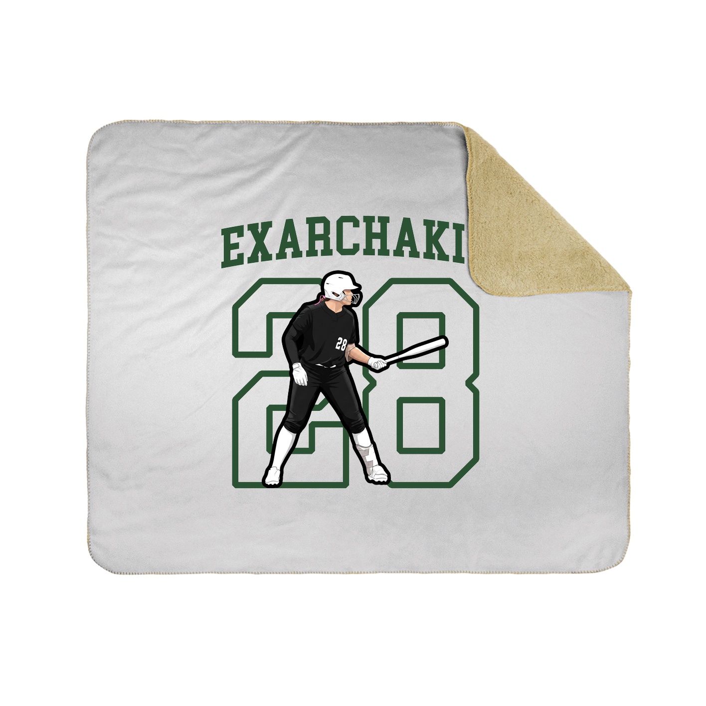 Throw Blanket — Shirsey in White