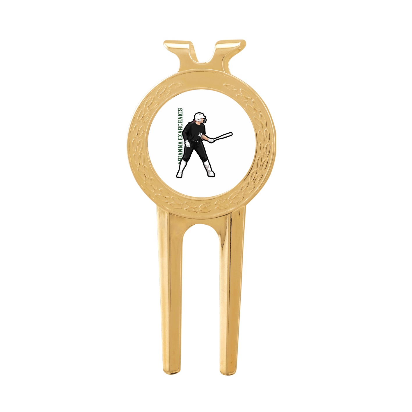 Divot Tool with Ball Marker — Name Vertical in Classic
