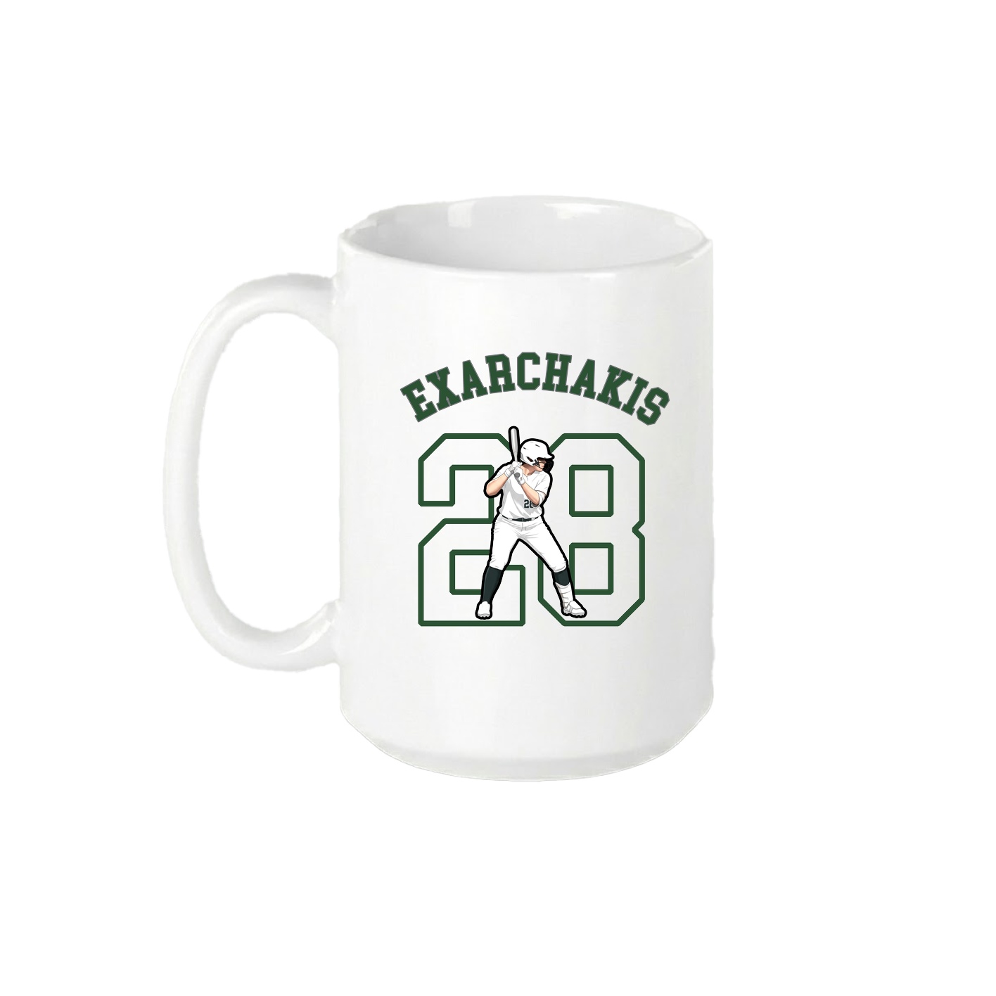 15oz Coffee Mug — Shirsey Arch in White