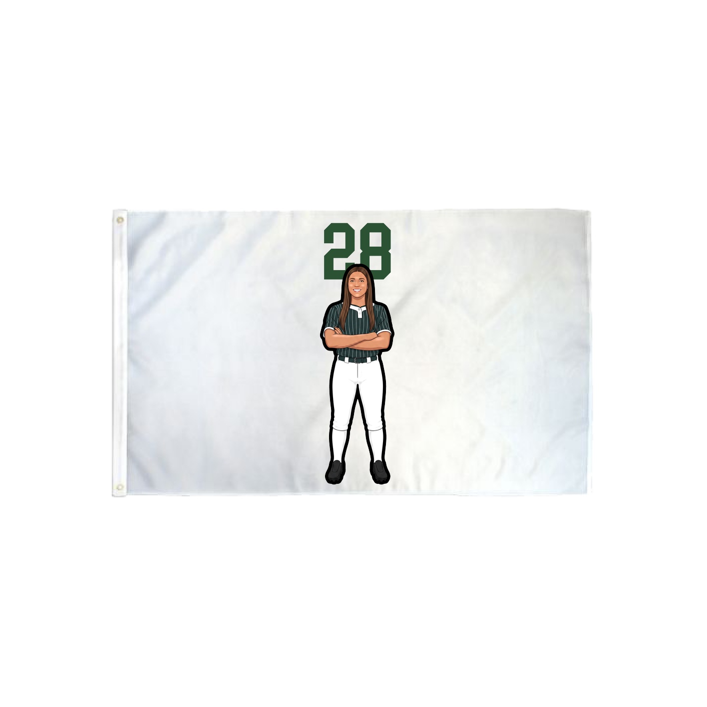 3x5 Flag — Number Top in Classic