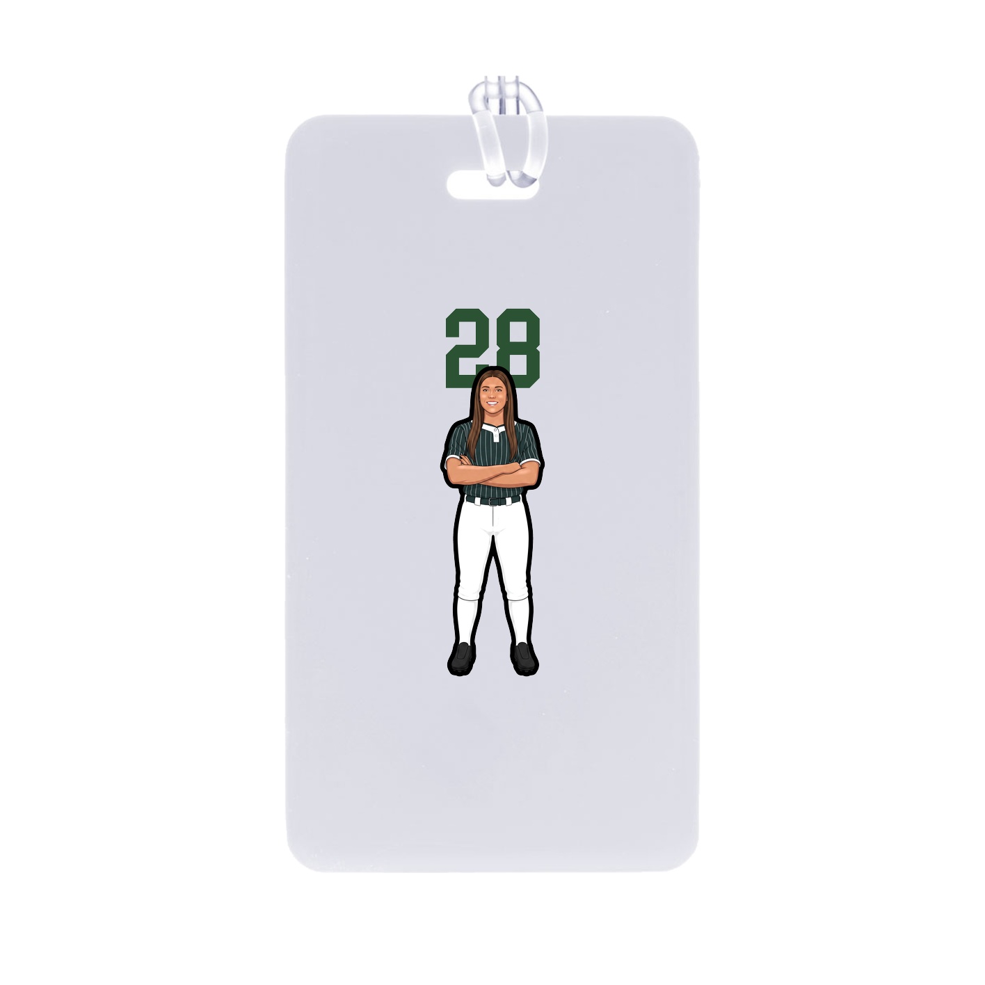 Bag Tag — Number Top in Classic