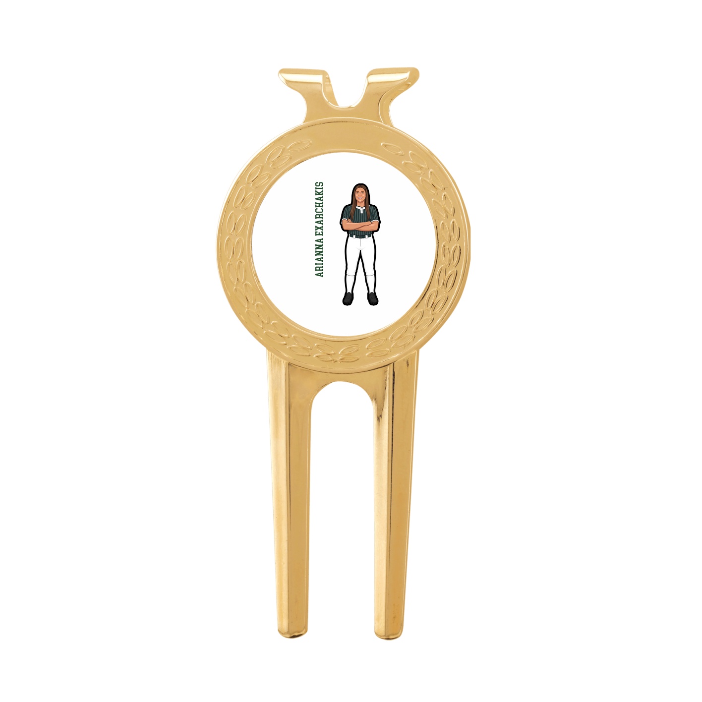 Divot Tool with Ball Marker — Name Vertical in Classic