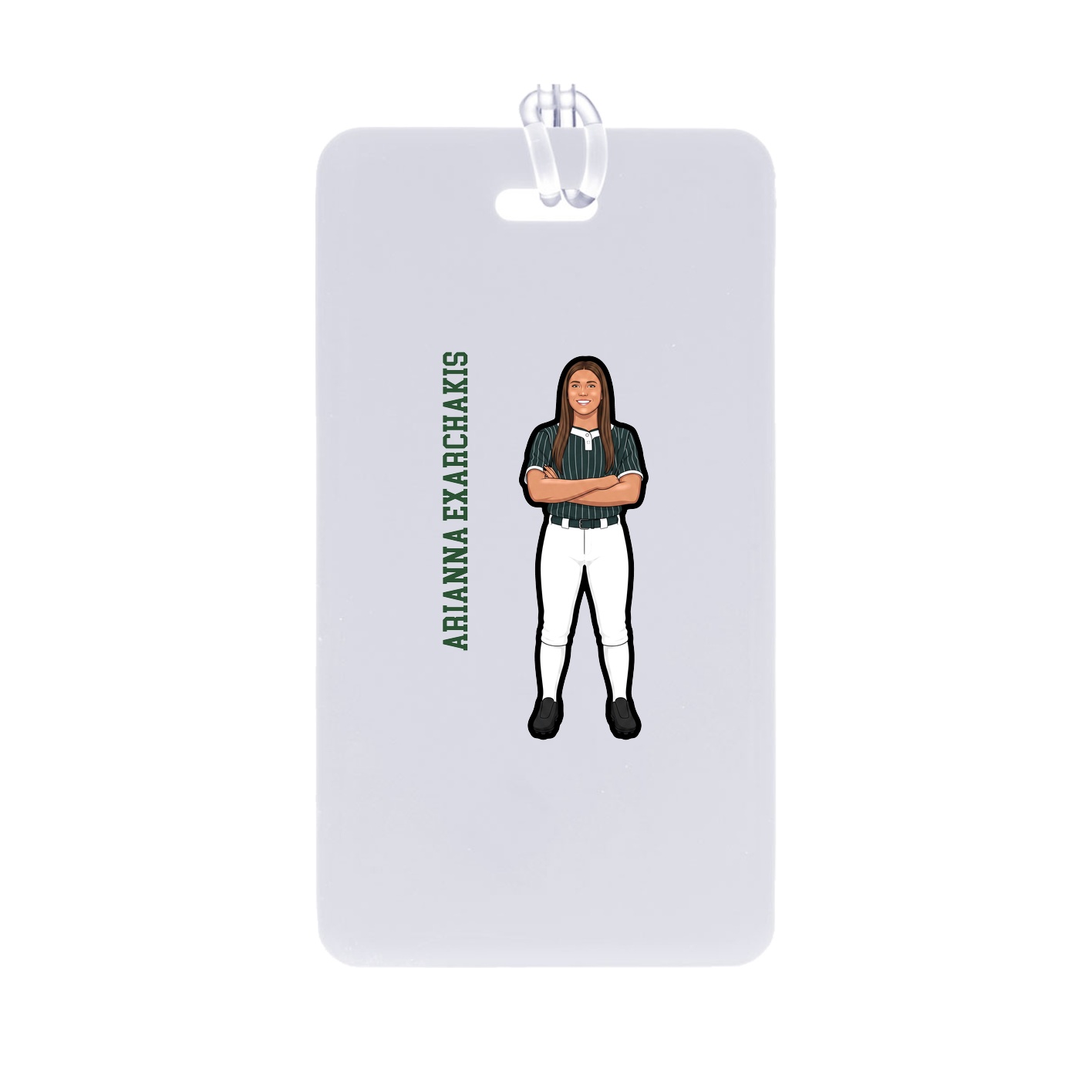 Bag Tag — Name Vertical in Classic