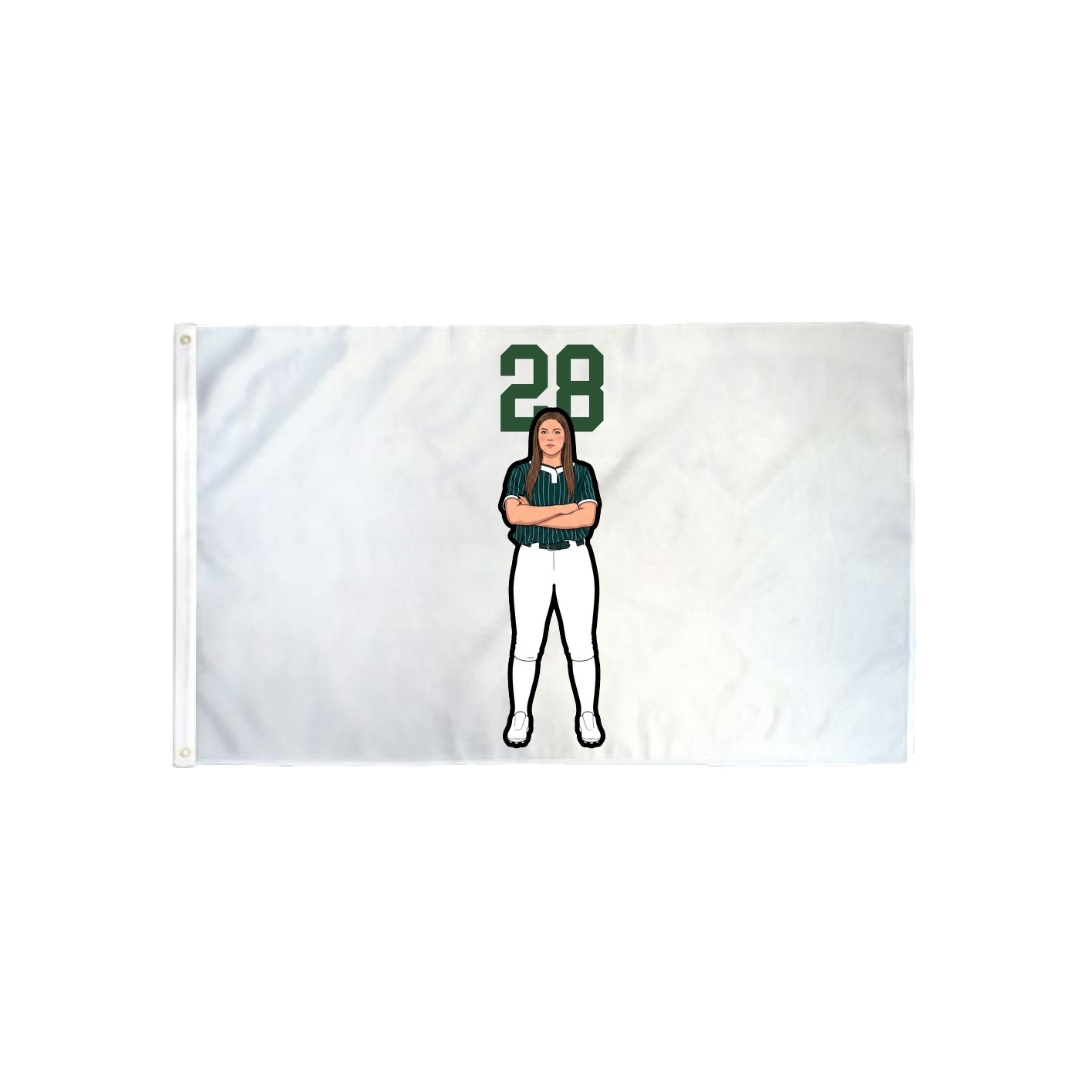 3x5 Flag — Number Top in Classic