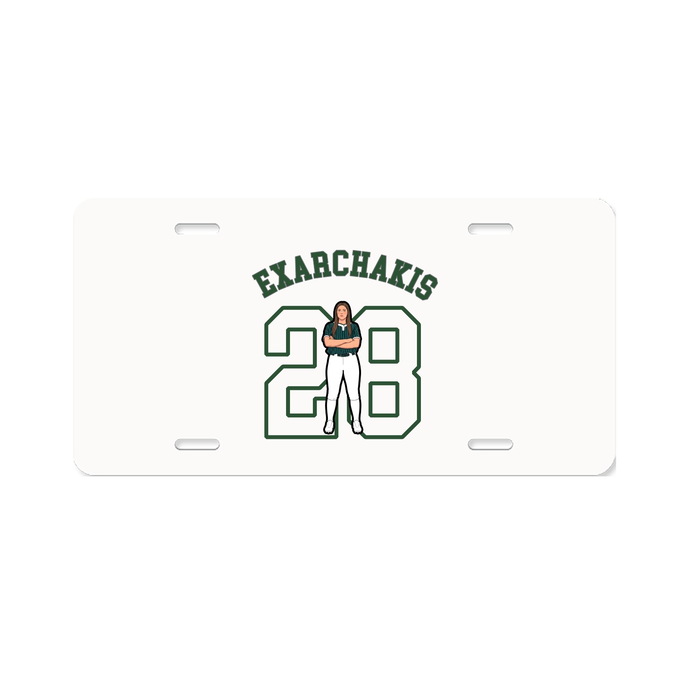 License Plate — Shirsey Arch in Classic