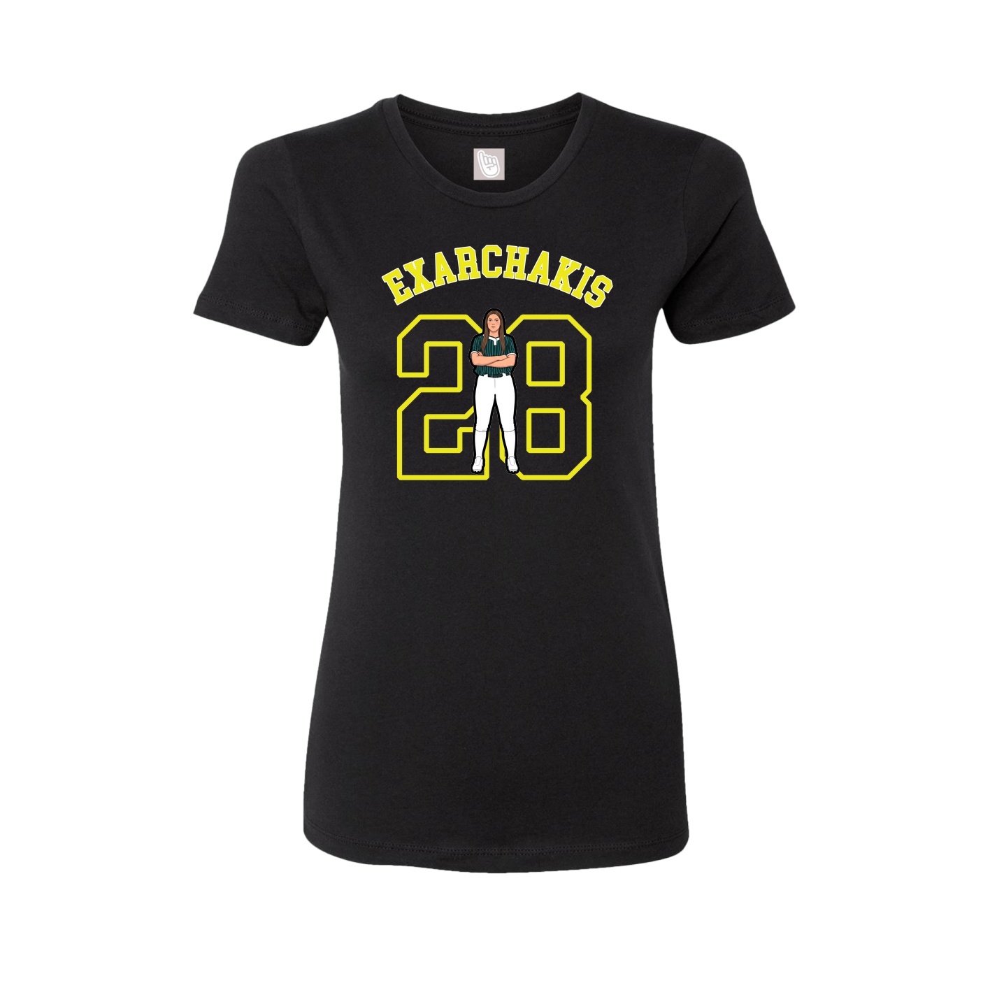 Womens Tee — Shirsey Arch in Black