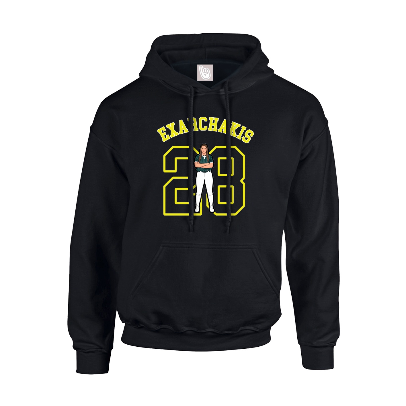 Hoodie — Shirsey Arch in Black