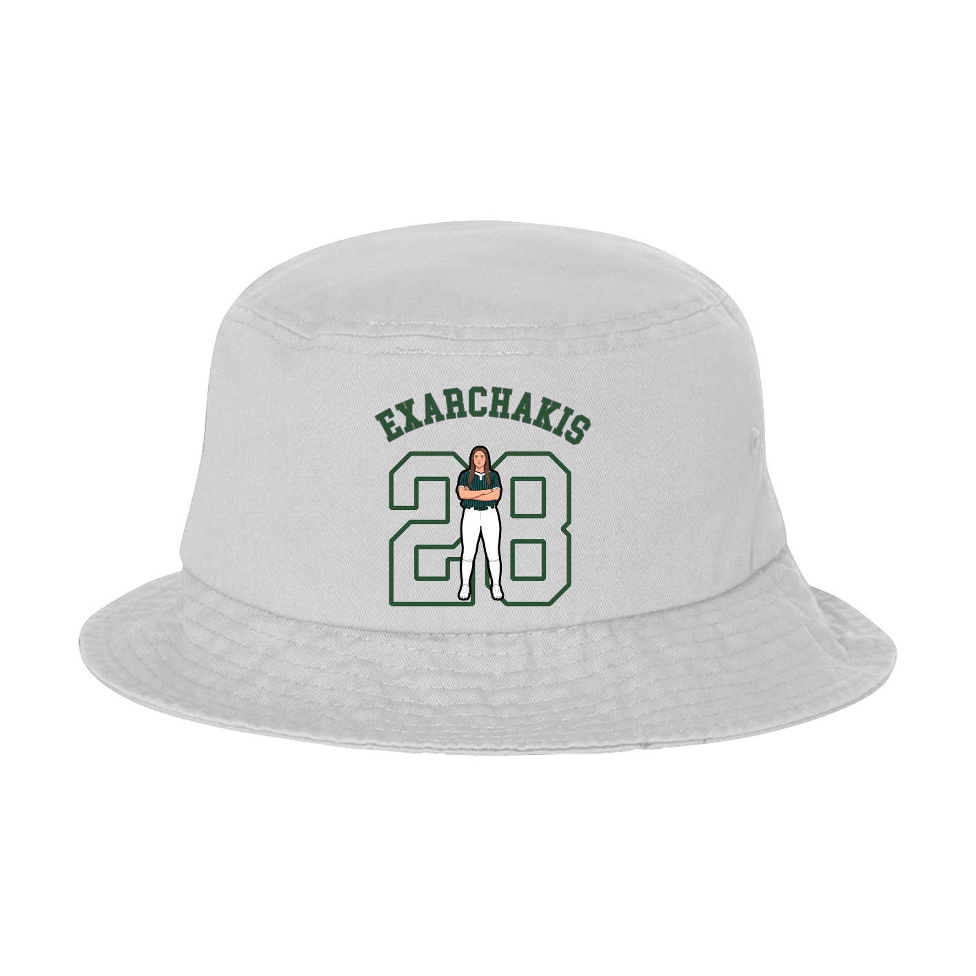 Bucket Cap — Shirsey Arch in White