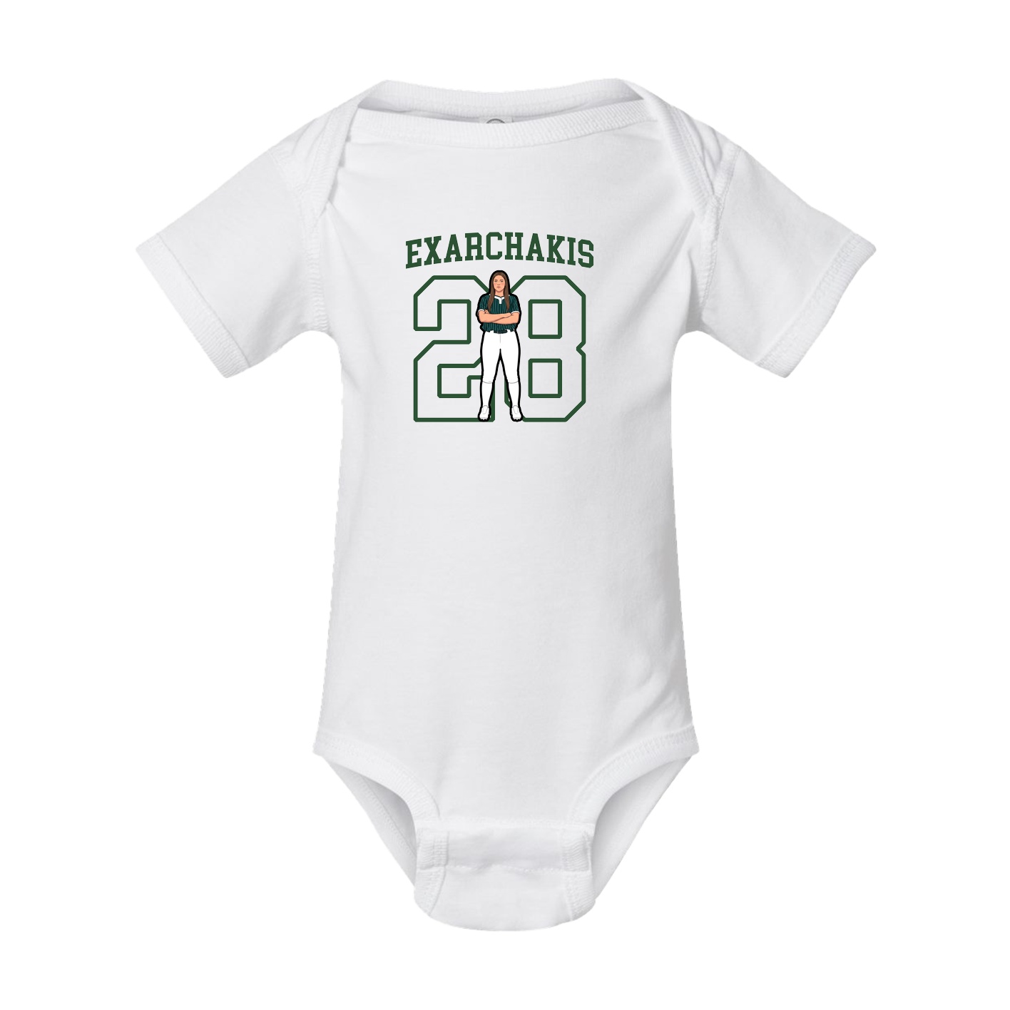 Baby Onesie — Shirsey in White