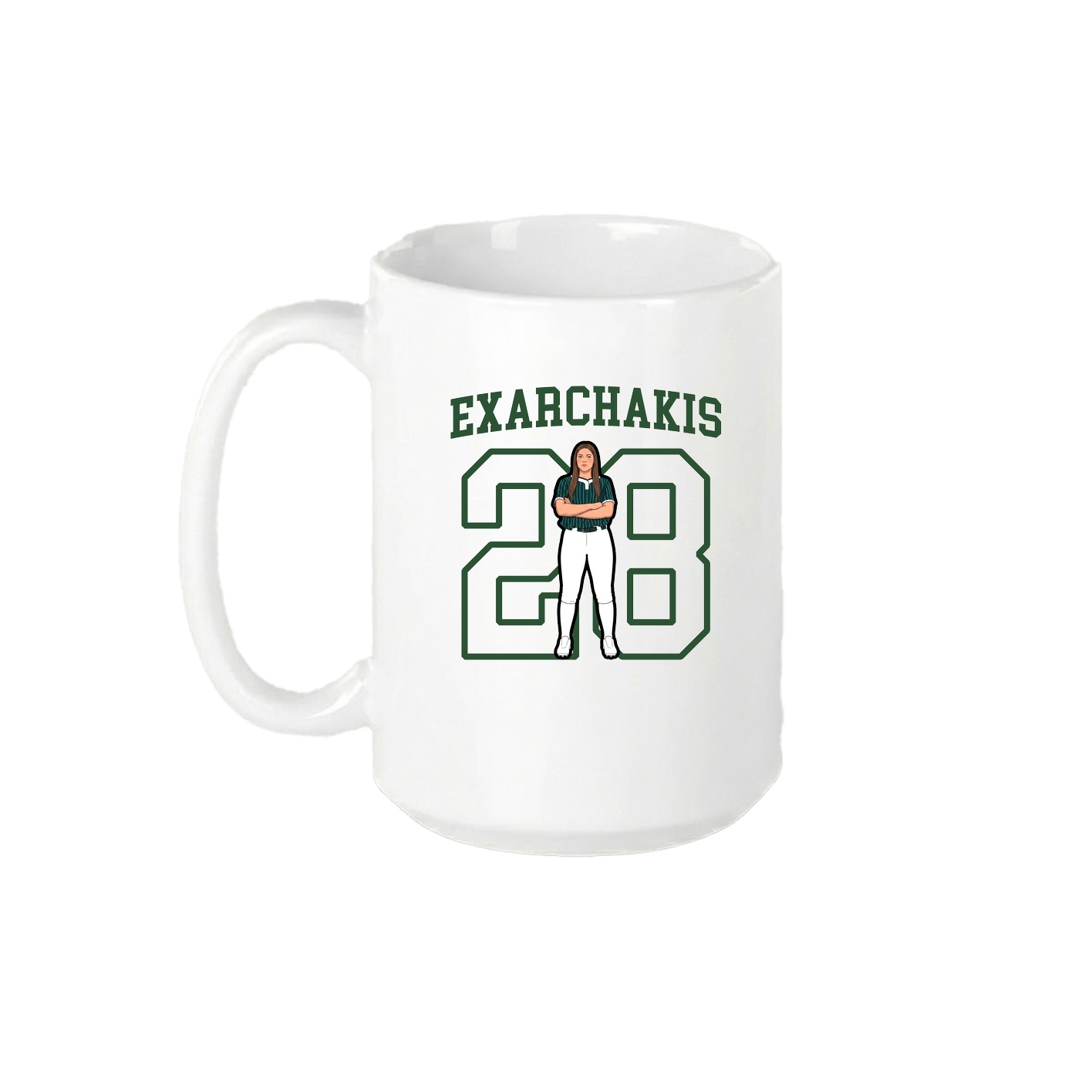 15oz Coffee Mug — Shirsey in White