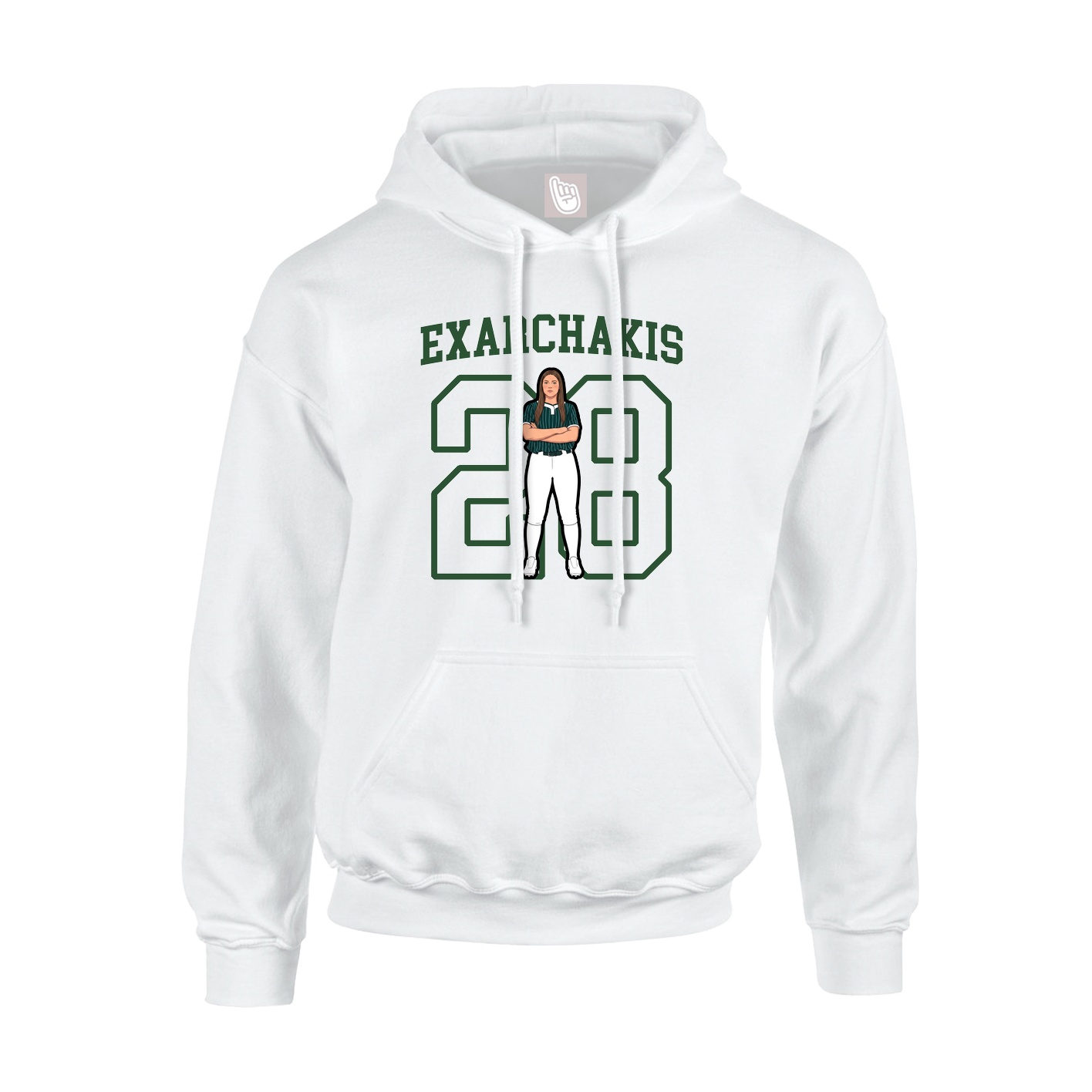 Youth Hoodie — Shirsey in White
