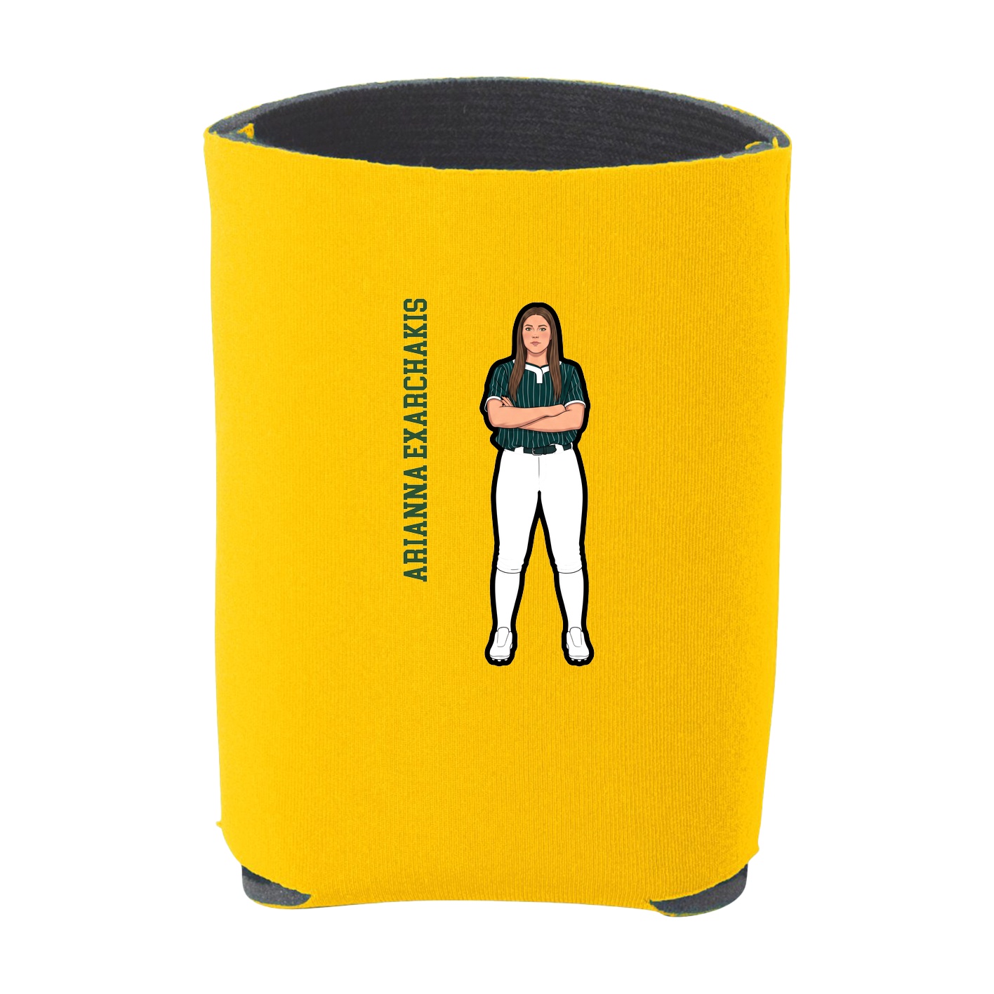 Can Holder — Name Vertical in Yellow