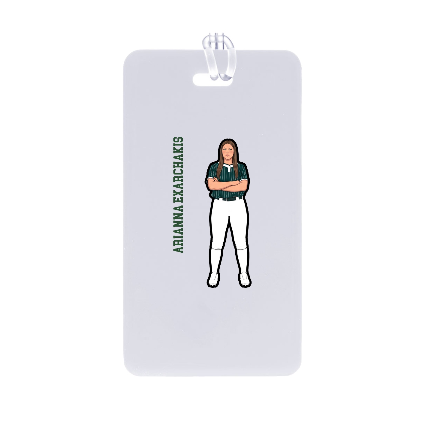 Bag Tag — Name Vertical in Classic