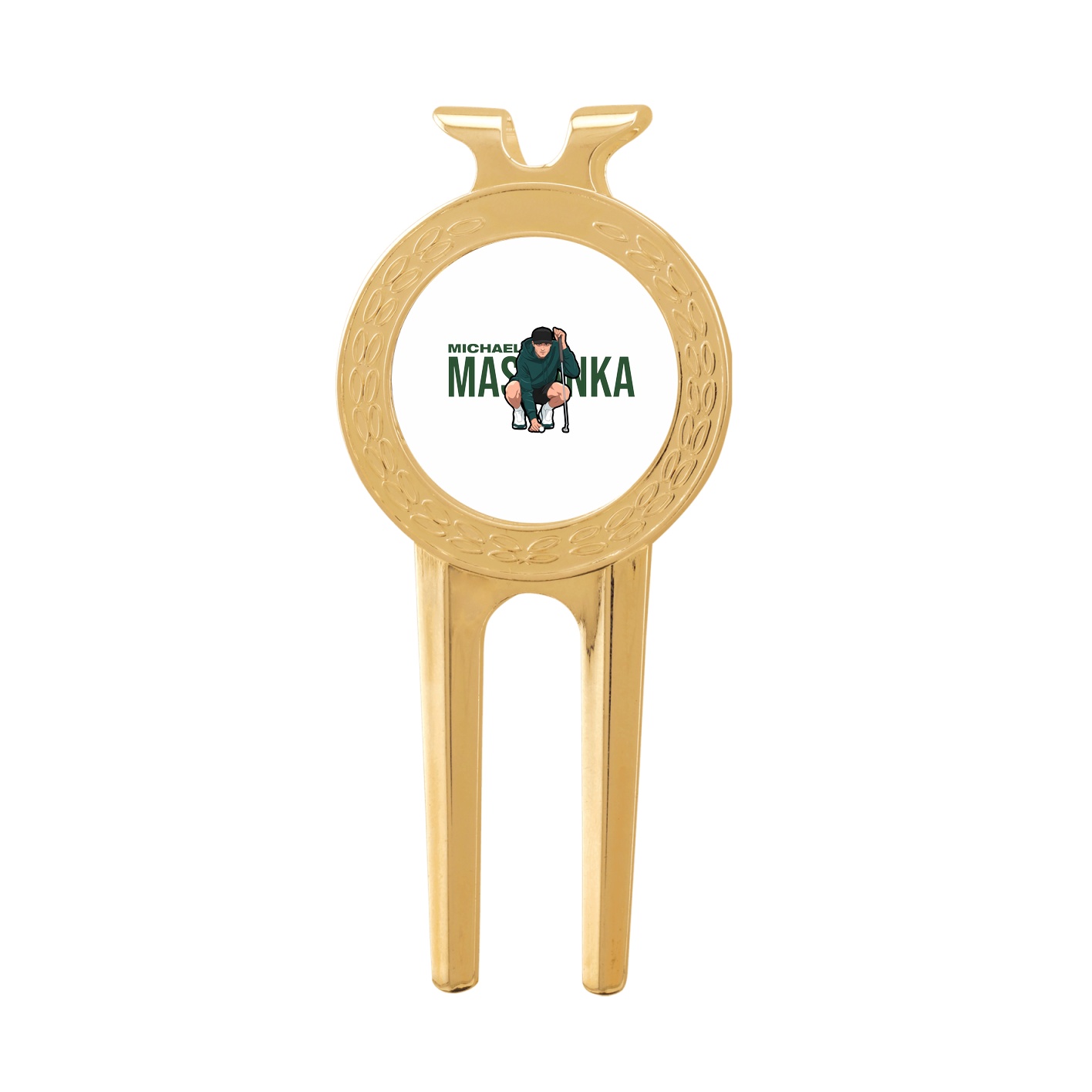 Divot Tool with Ball Marker — Player Name in Classic