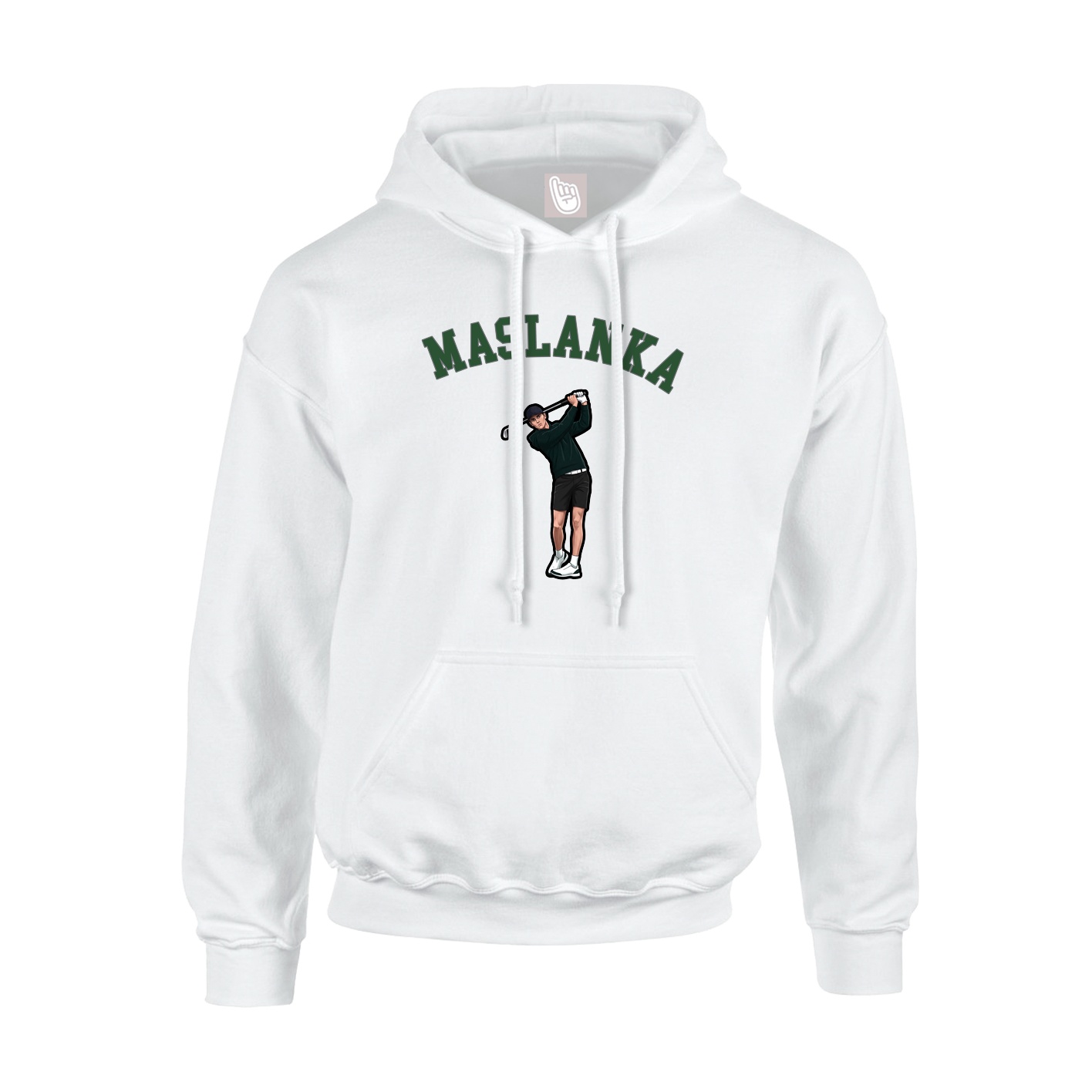 Youth Hoodie — Shirsey Arch in White