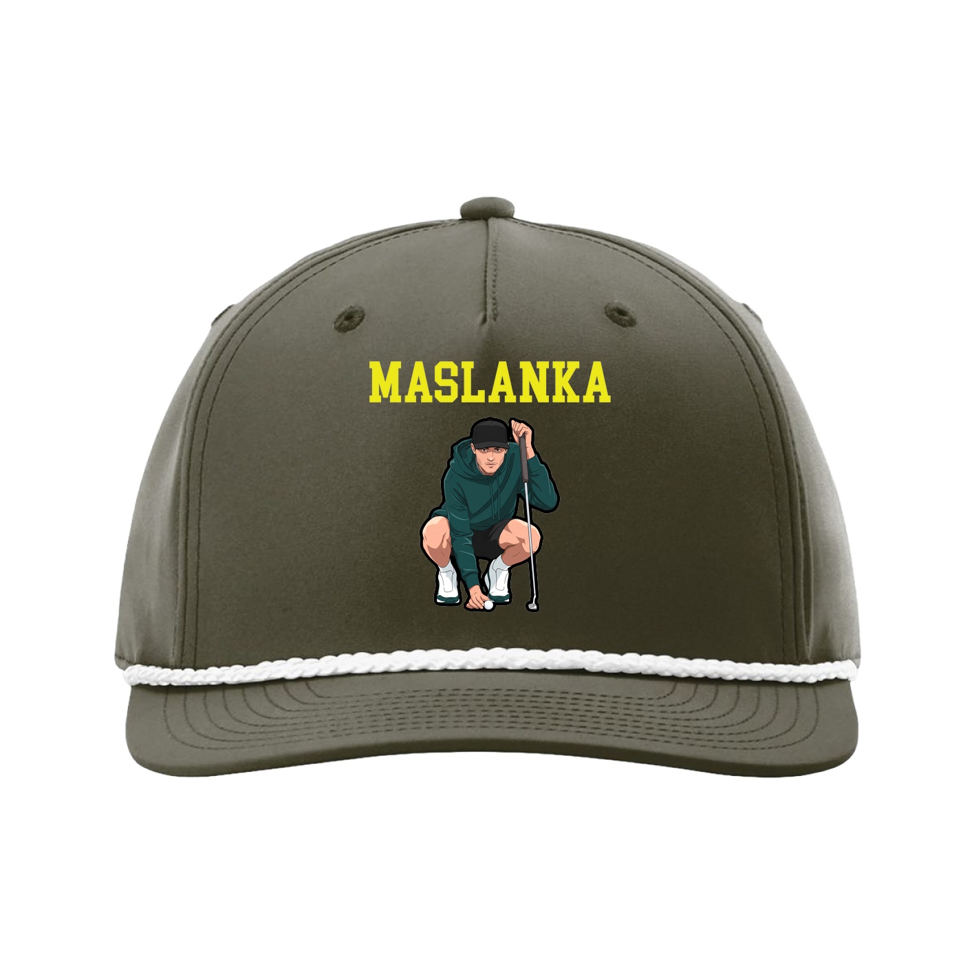 Five-Panel Classic Rope Cap — Shirsey in Green