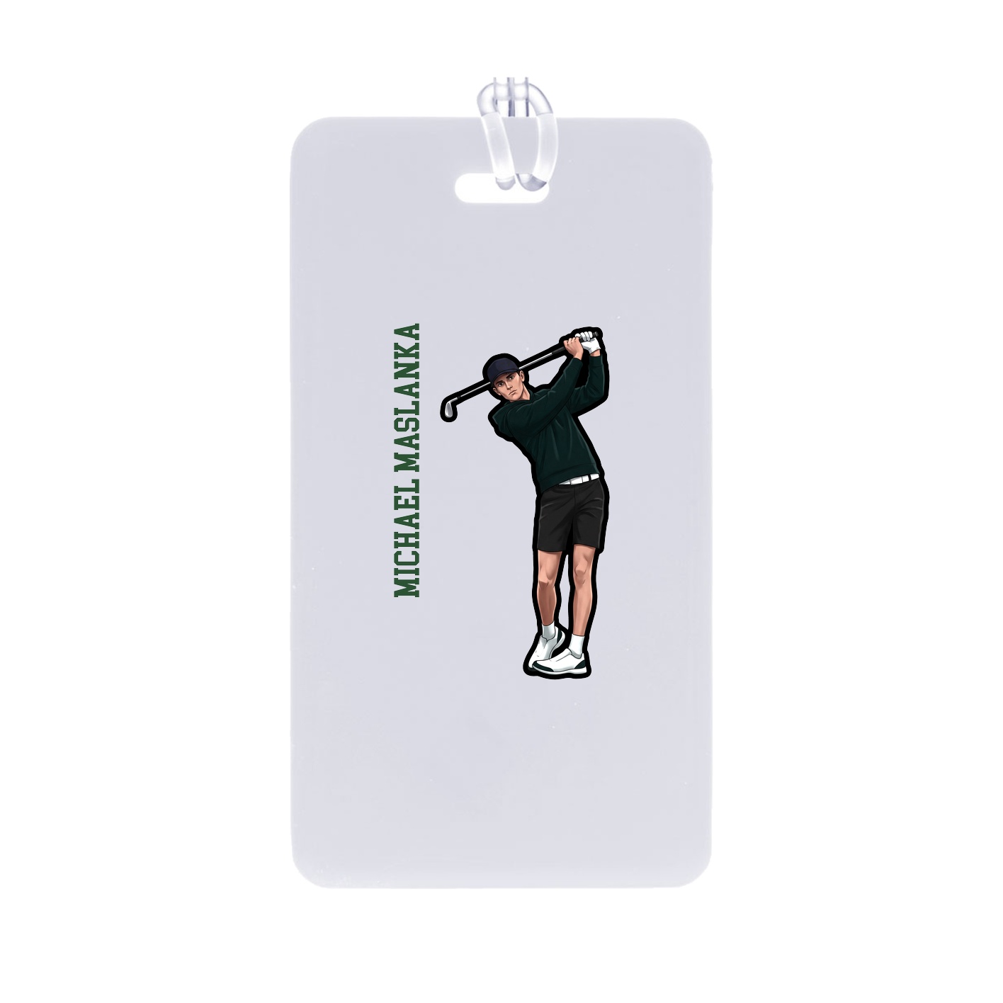 Bag Tag — Name Vertical in Classic