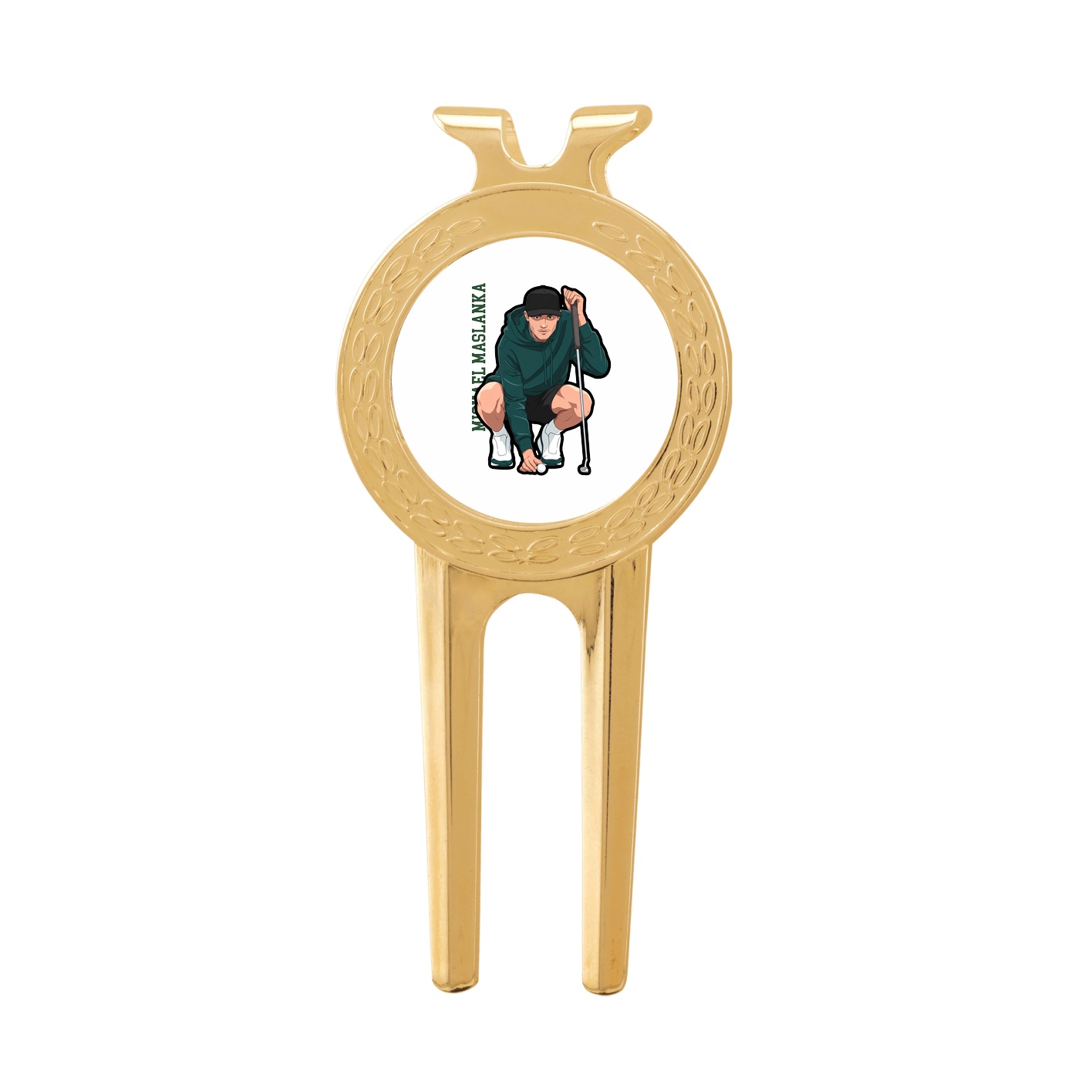 Divot Tool with Ball Marker — Name Vertical in Classic