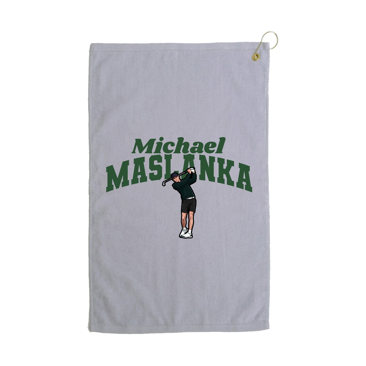 Golf Towel — Signature Arch in Grey