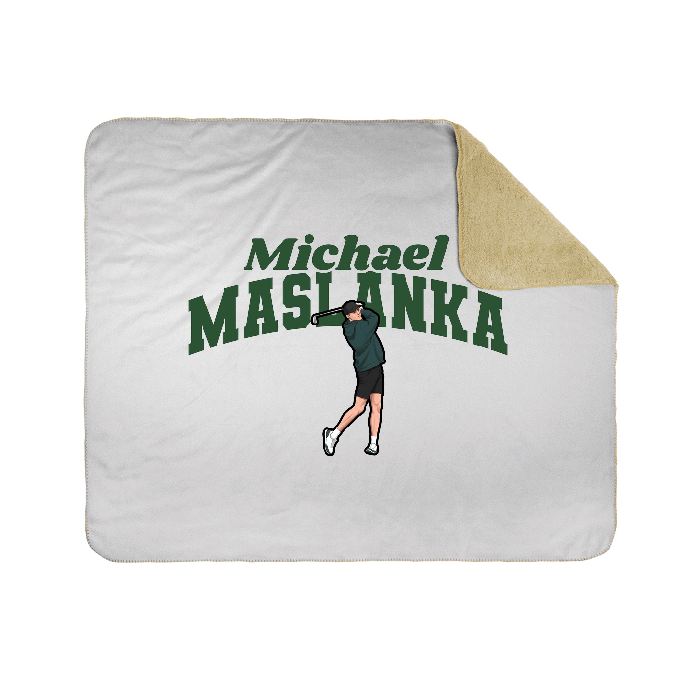 Throw Blanket — Signature Arch in White