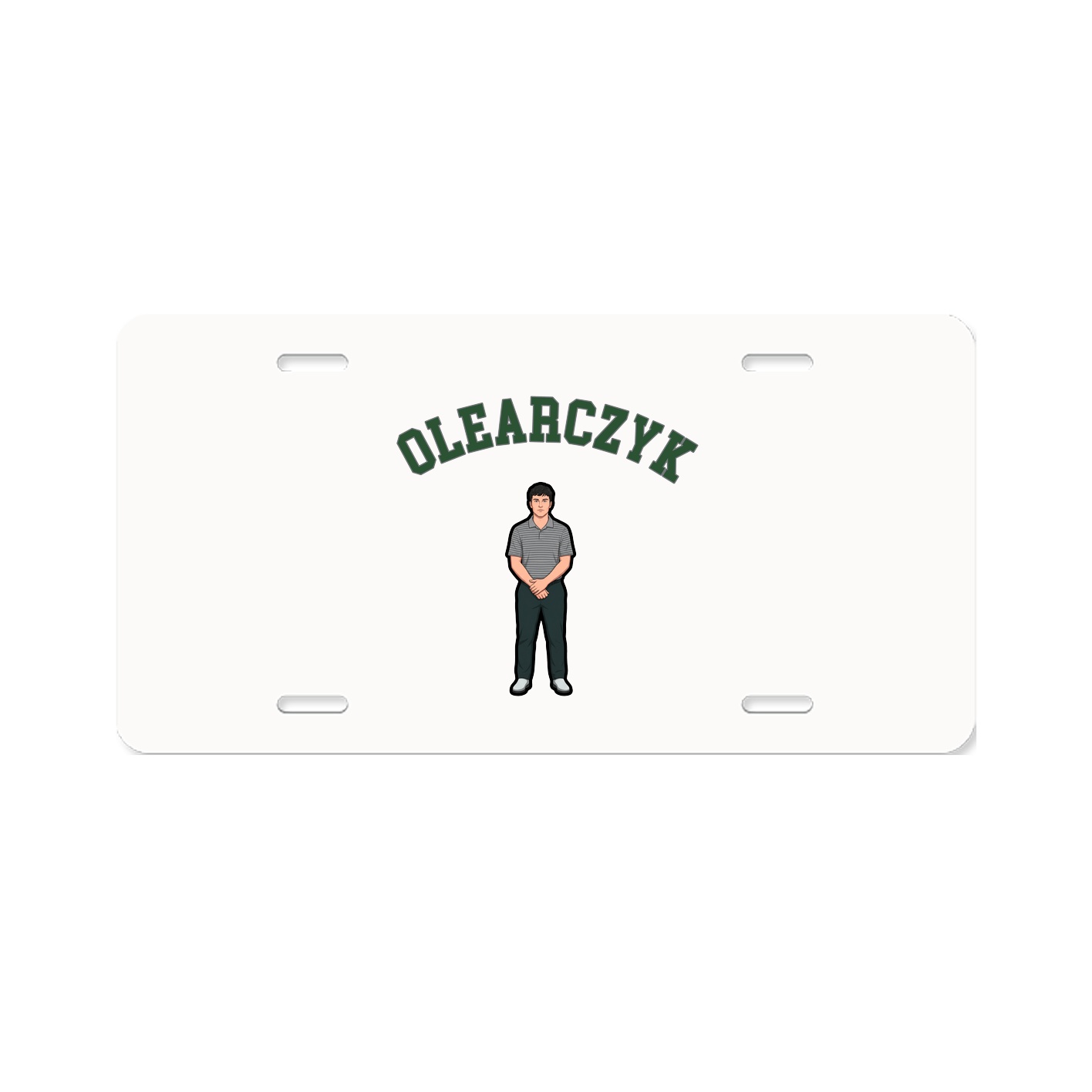 License Plate — Shirsey Arch in Classic