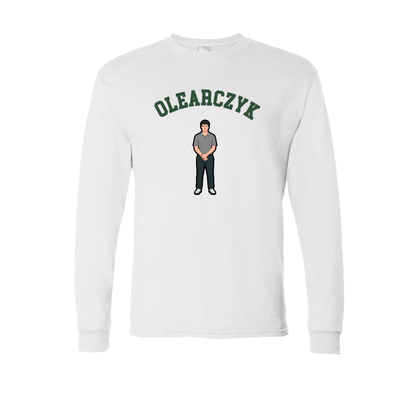 Long Sleeve Tee — Shirsey Arch in White