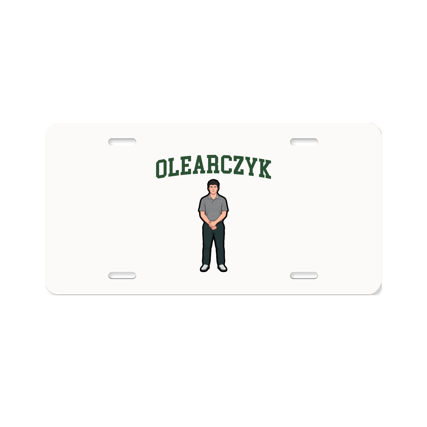 License Plate — Shirsey in Classic