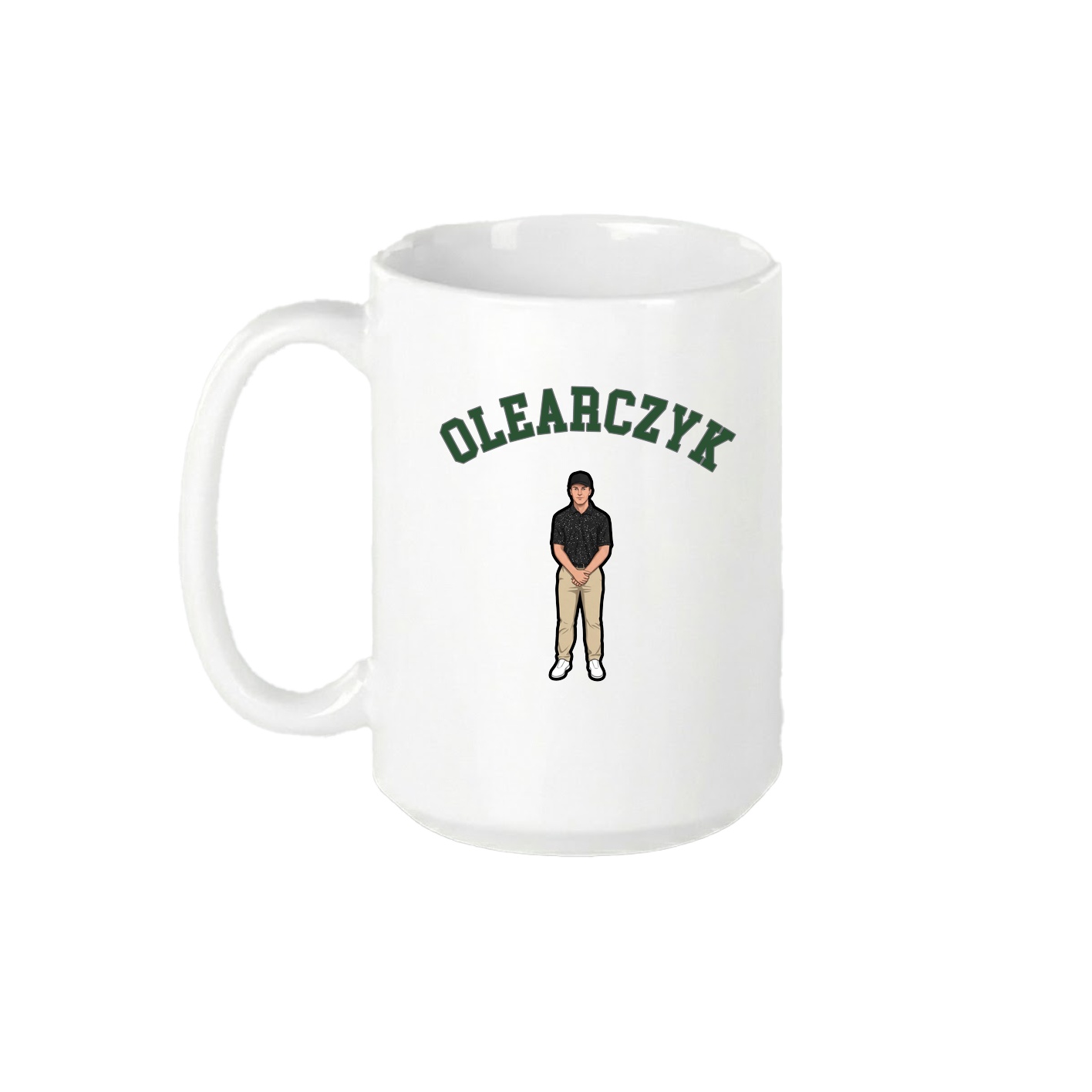 15oz Coffee Mug — Shirsey Arch in White