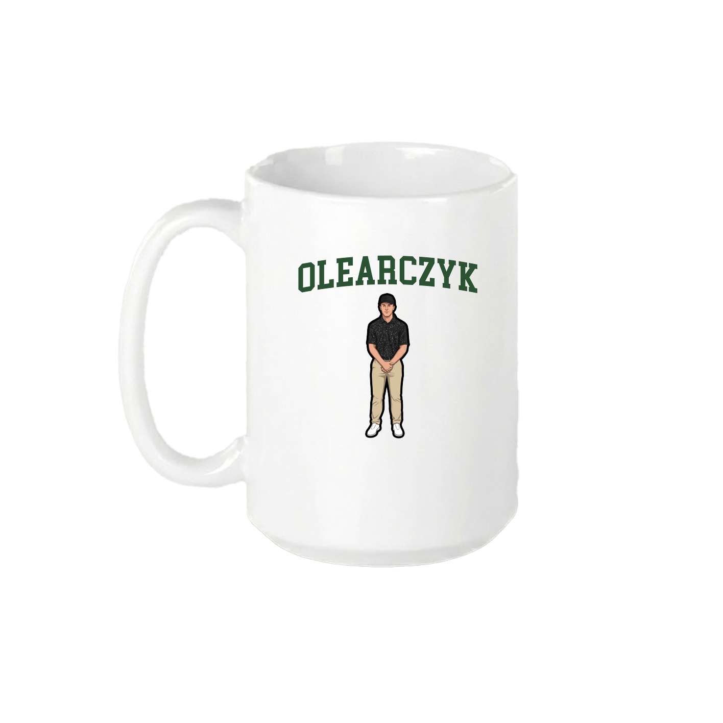 15oz Coffee Mug — Shirsey in White