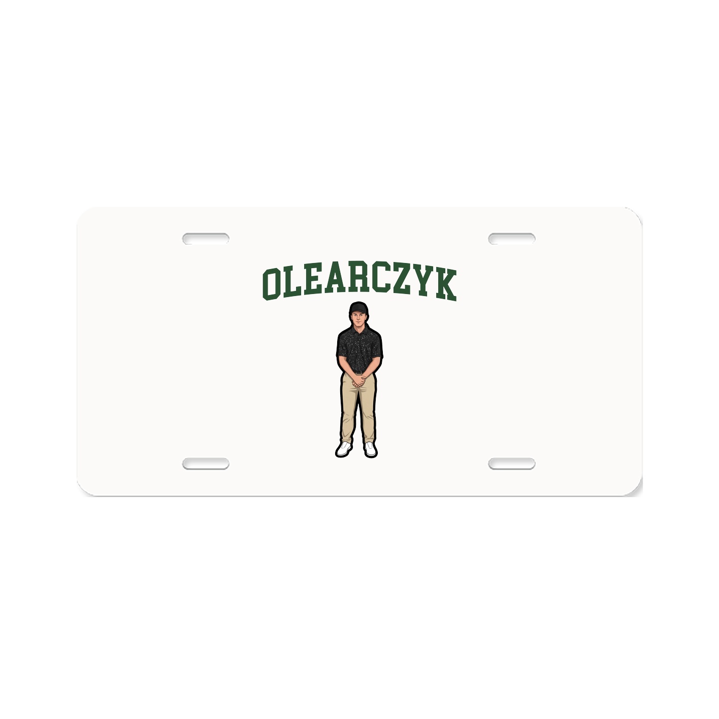 License Plate — Shirsey in Classic