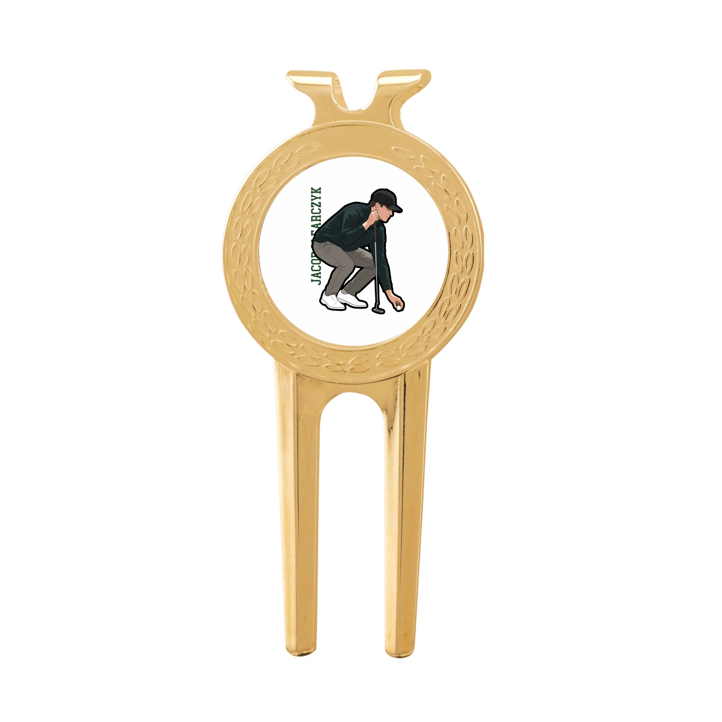 Divot Tool with Ball Marker — Name Vertical in Classic