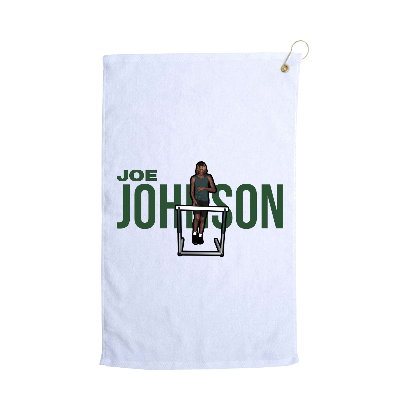 Golf Towel — Player Name in White