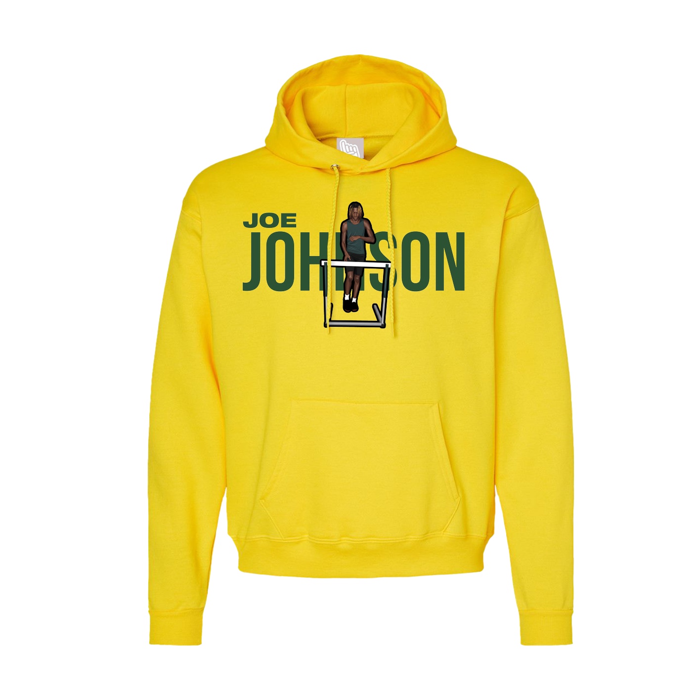 Hoodie — Player Name in Yellow