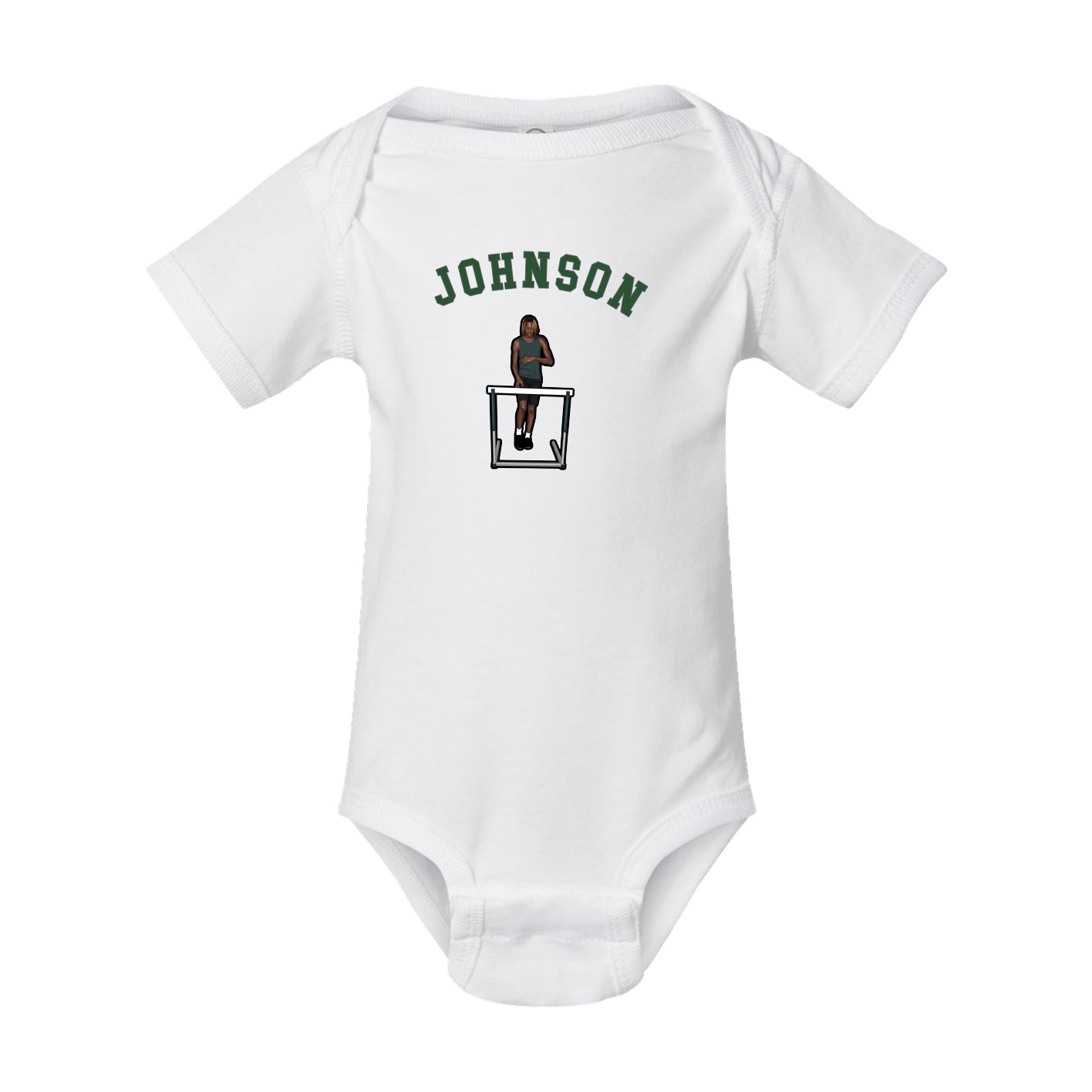 Baby Onesie — Shirsey Arch in White
