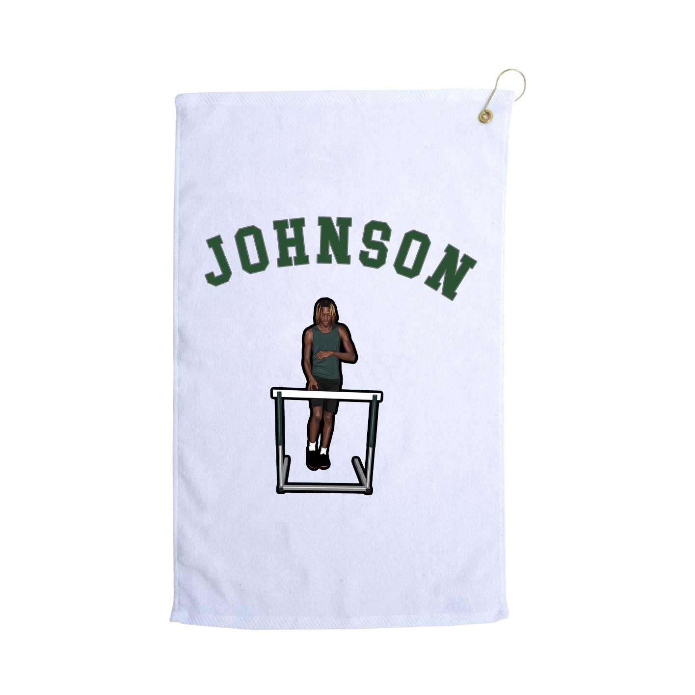 Golf Towel — Shirsey Arch in White