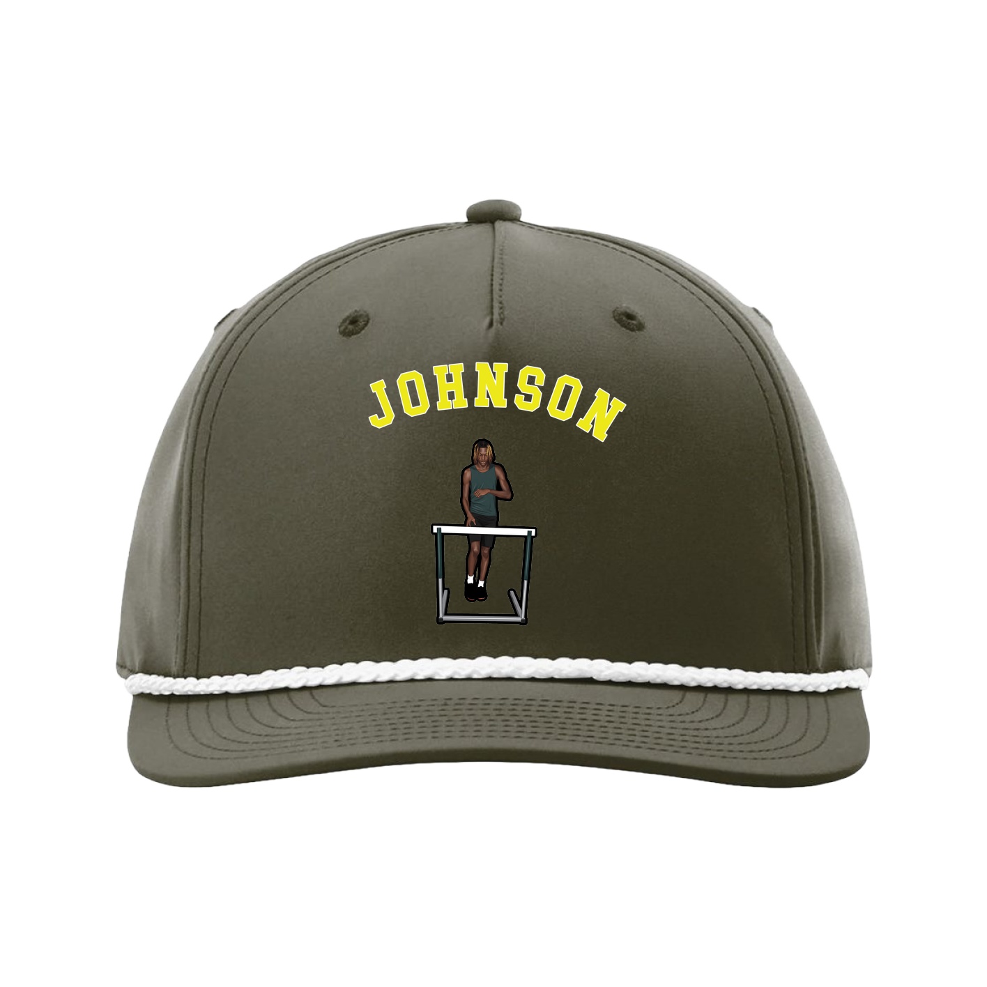 Five-Panel Classic Rope Cap — Shirsey Arch in Green