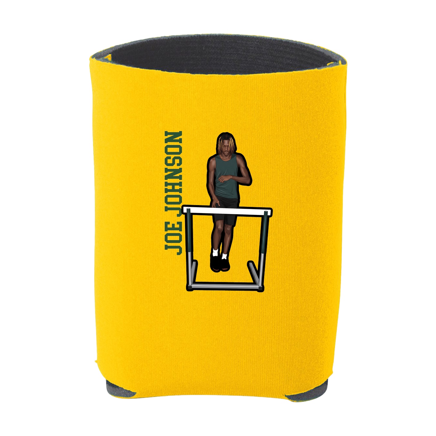 Can Holder — Name Vertical in Yellow