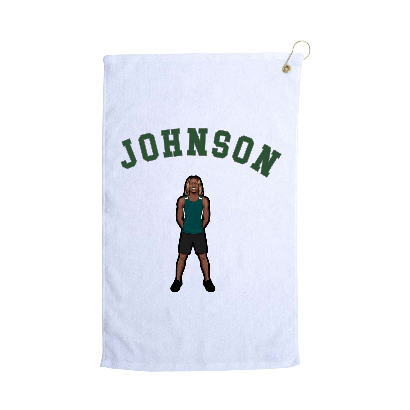 Golf Towel — Shirsey Arch in White