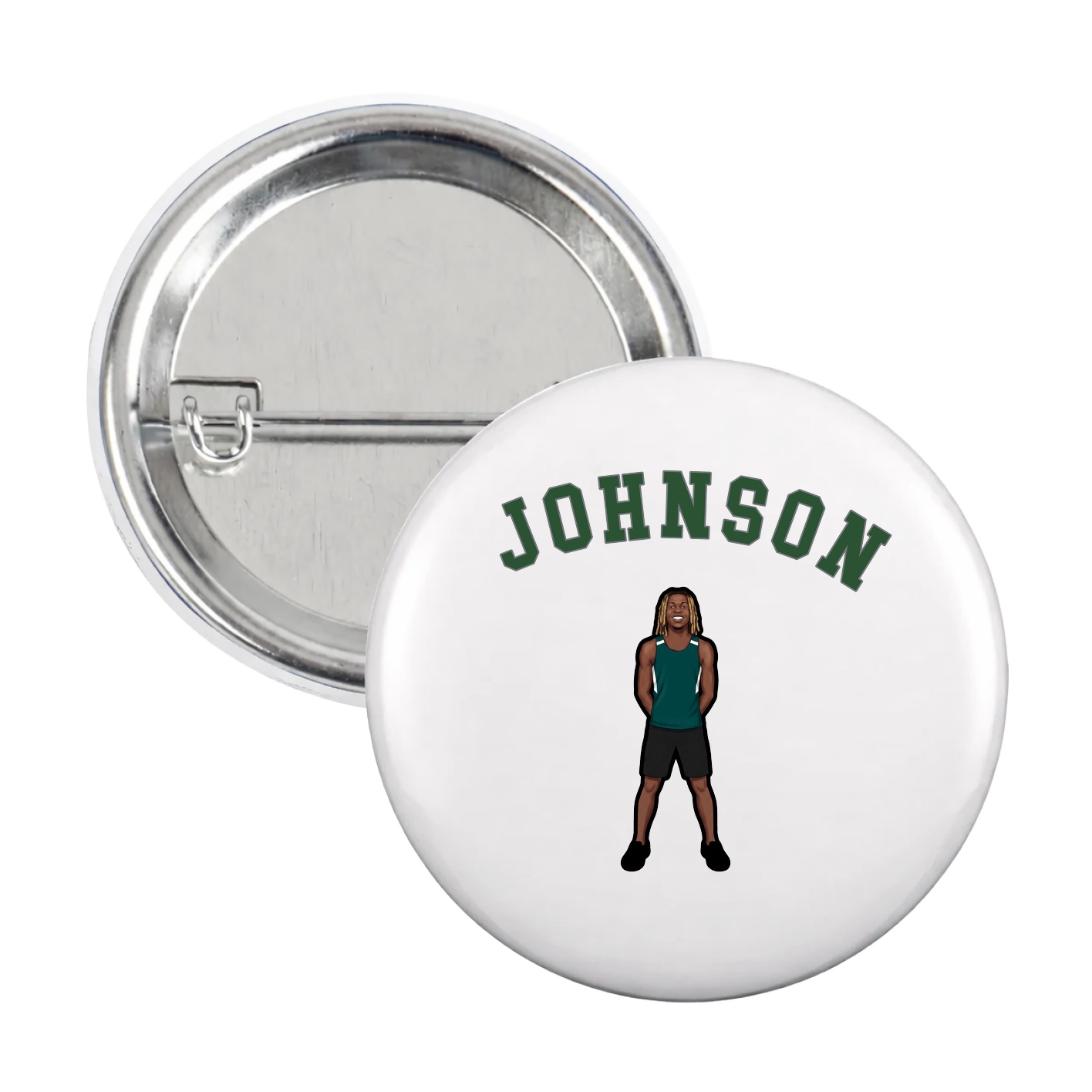 Game Day Button — Shirsey Arch in White