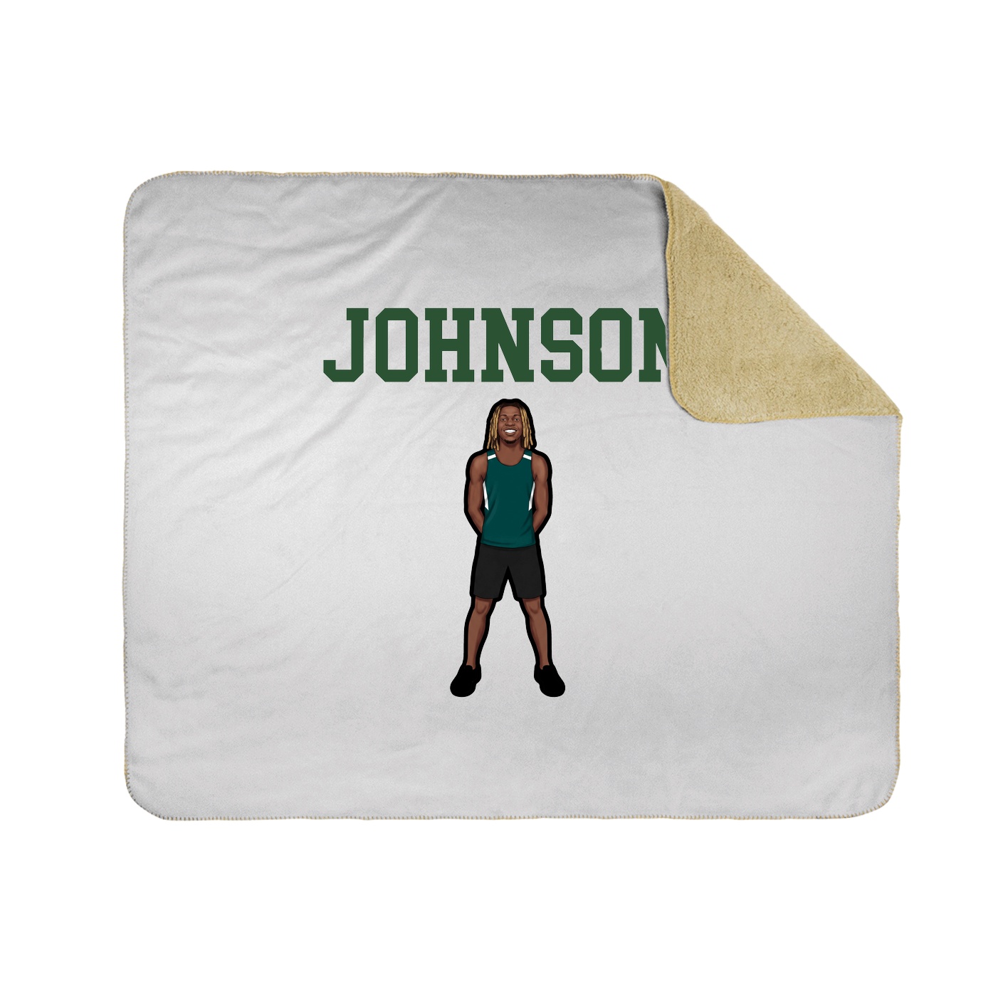 Throw Blanket — Shirsey in White