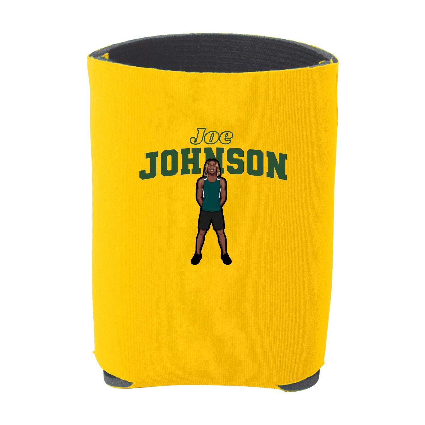 Can Holder — Name Arch in Yellow