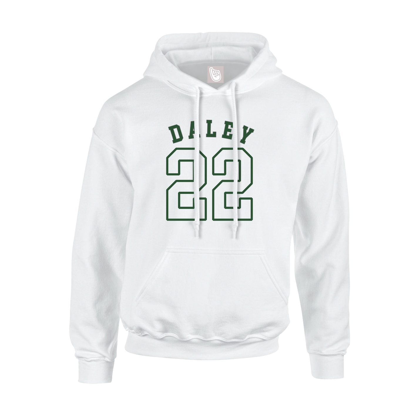 Youth Hoodie — Shirsey Arch in White
