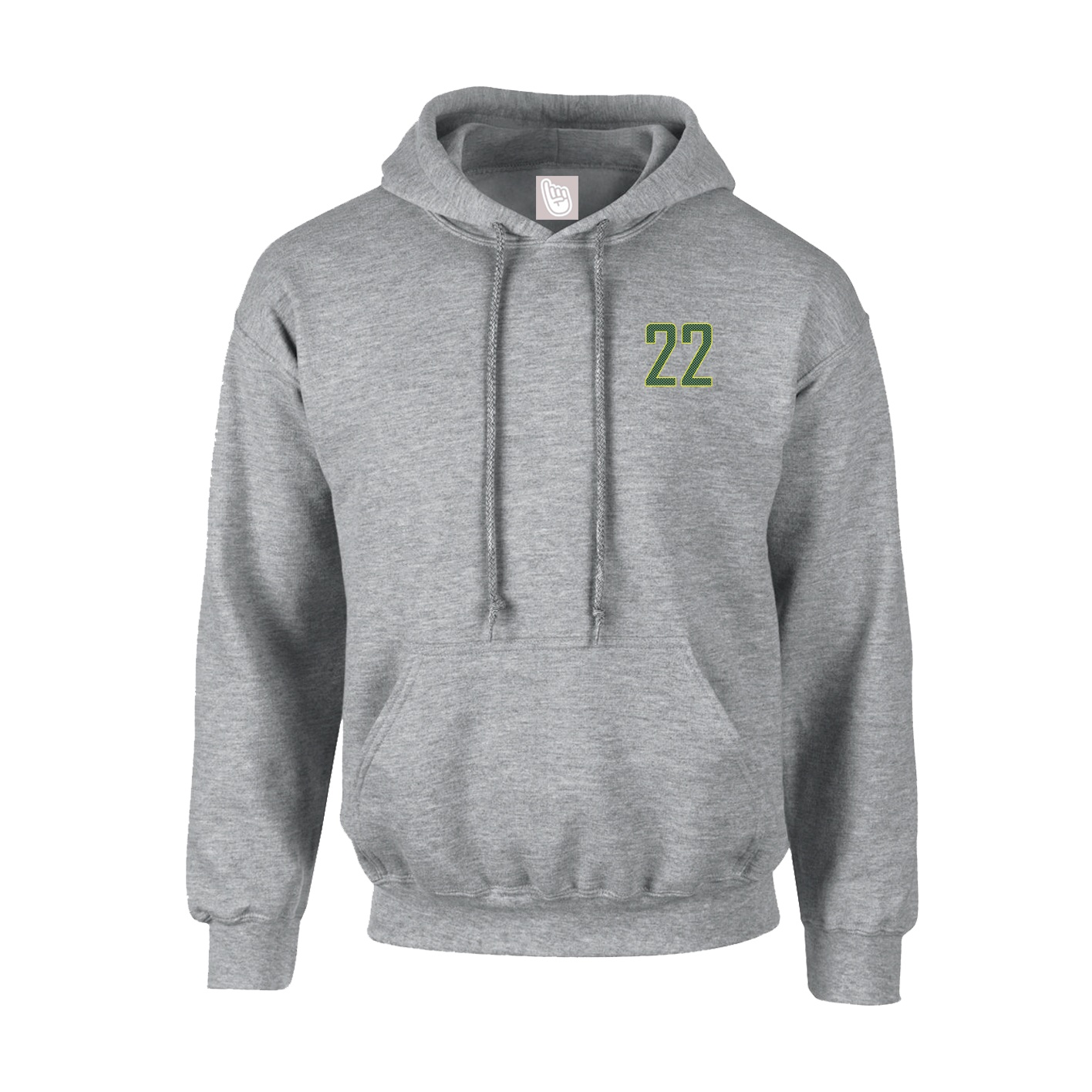 Youth Hoodie — Front Shirsy in Grey