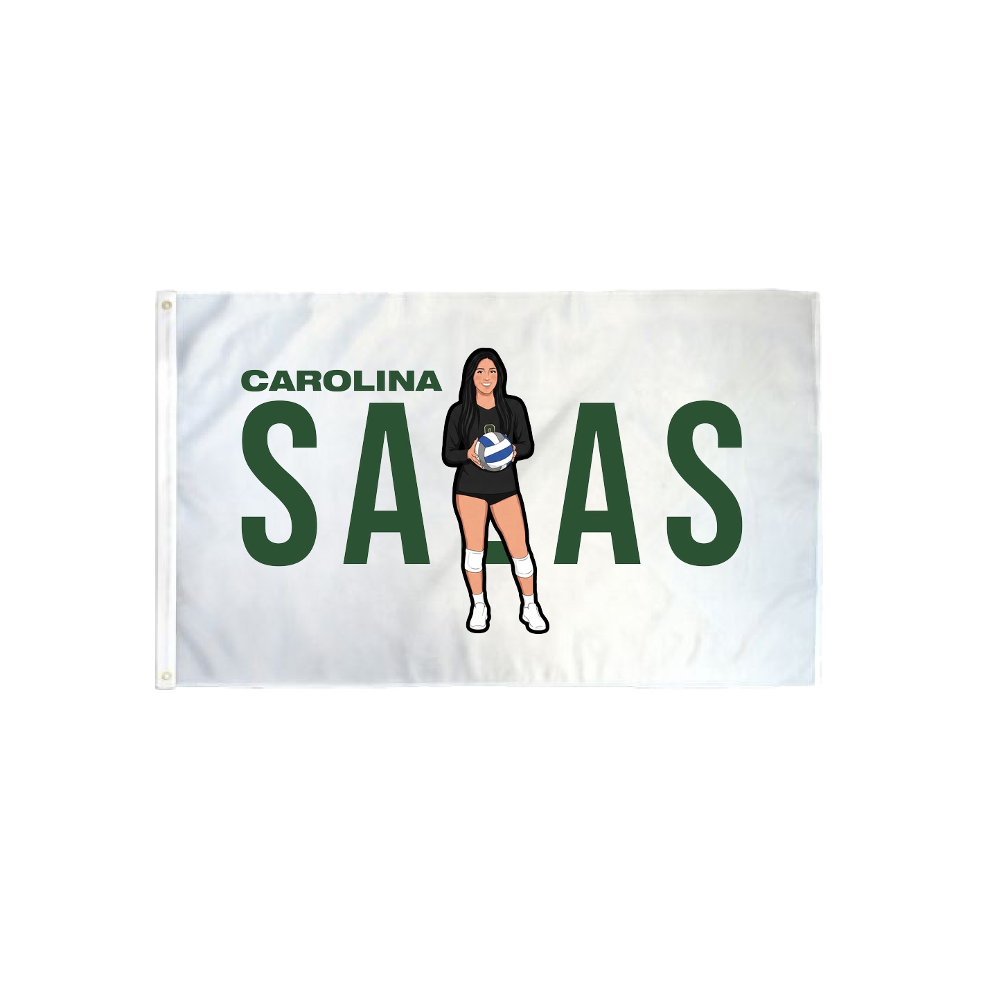 3x5 Flag — Player Name in Classic