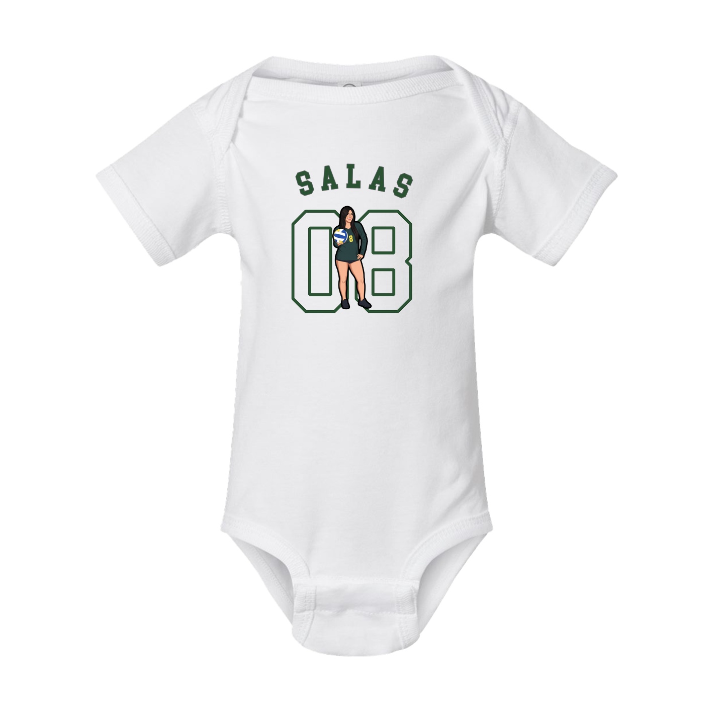 Baby Onesie — Shirsey Arch in White