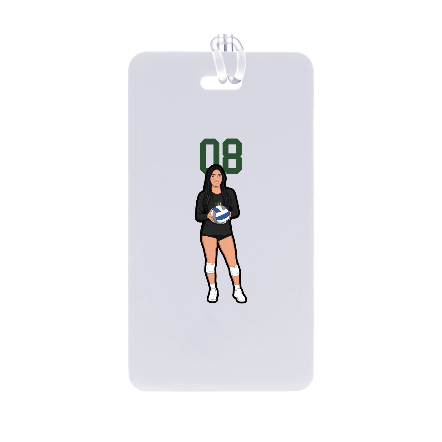 Bag Tag — Number Top in Classic